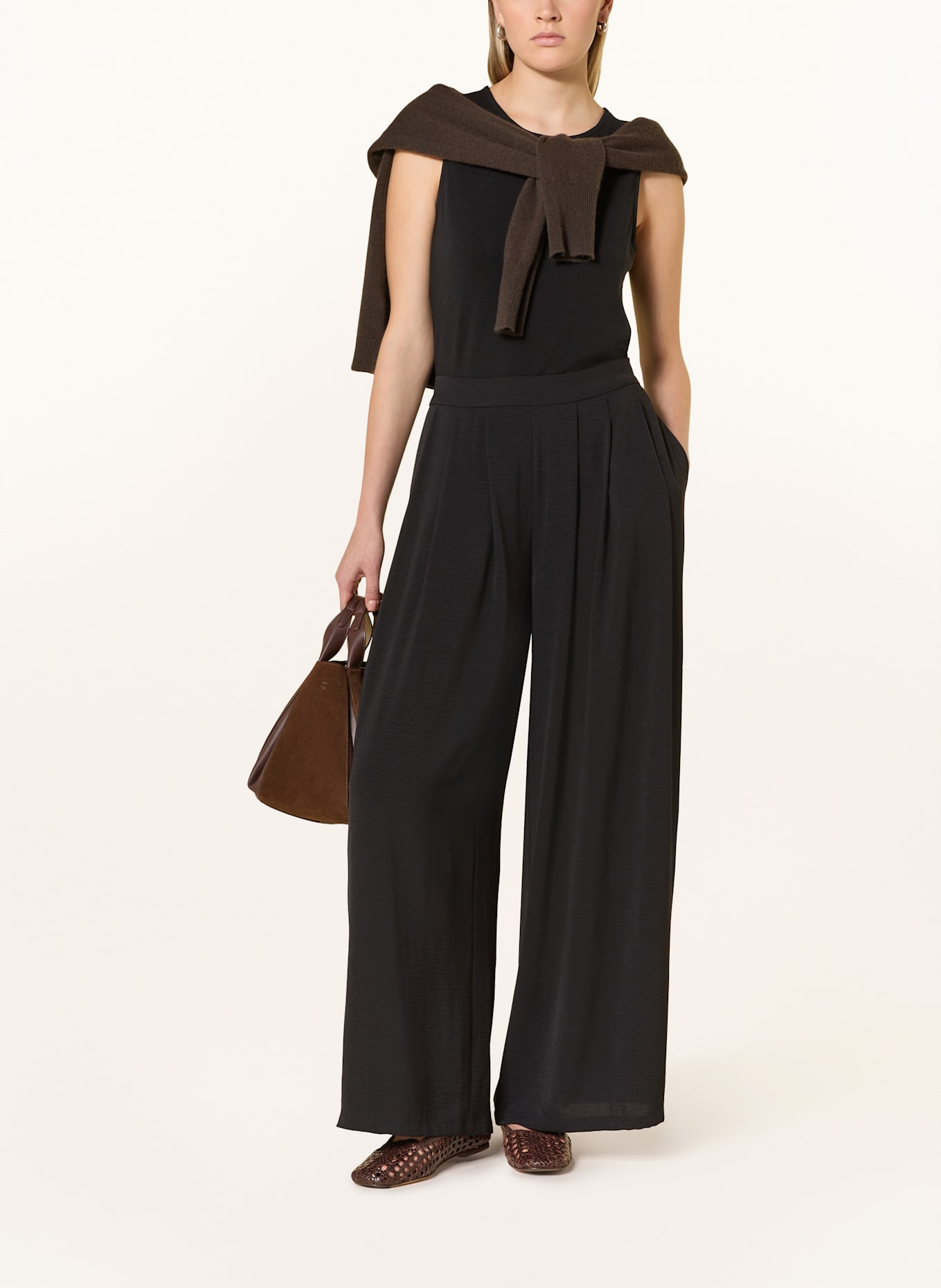 CARTOON Marlenehosen: SCHWARZ