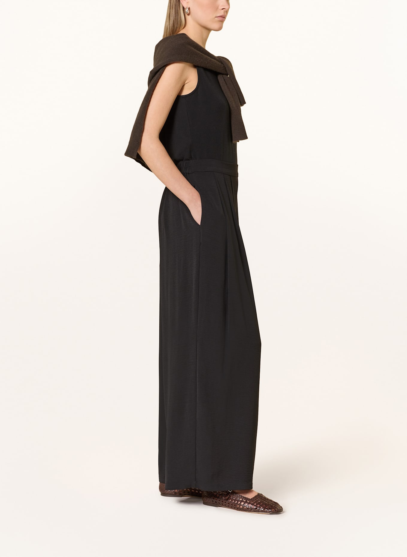 CARTOON Marlenehosen: SCHWARZ