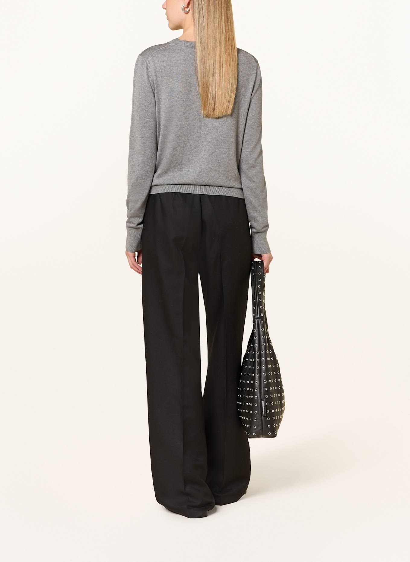 darling harbour Strickjacke: SILVER GREY MELANGE