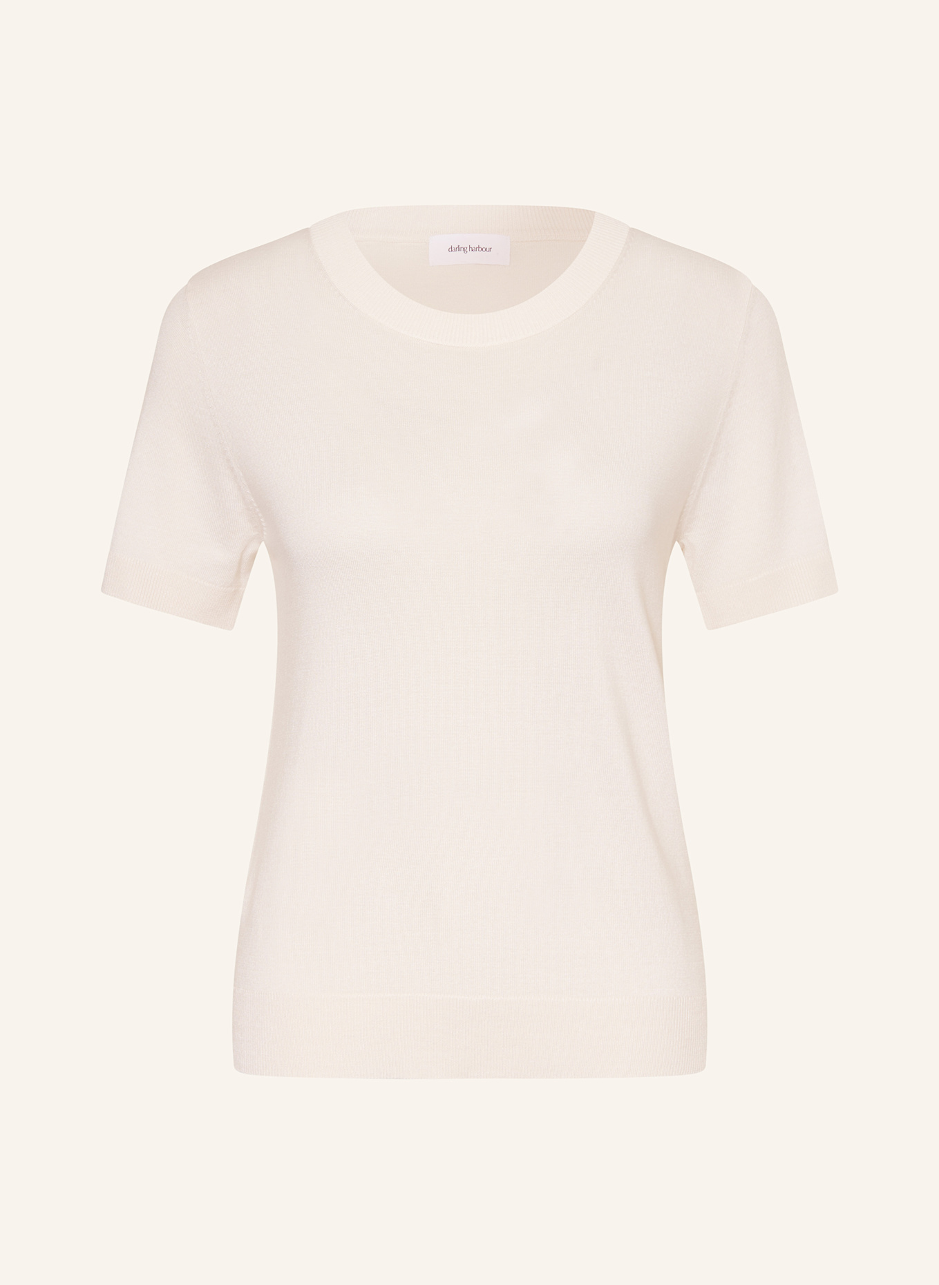 darling harbour Knit Agile shirt: ECRU
