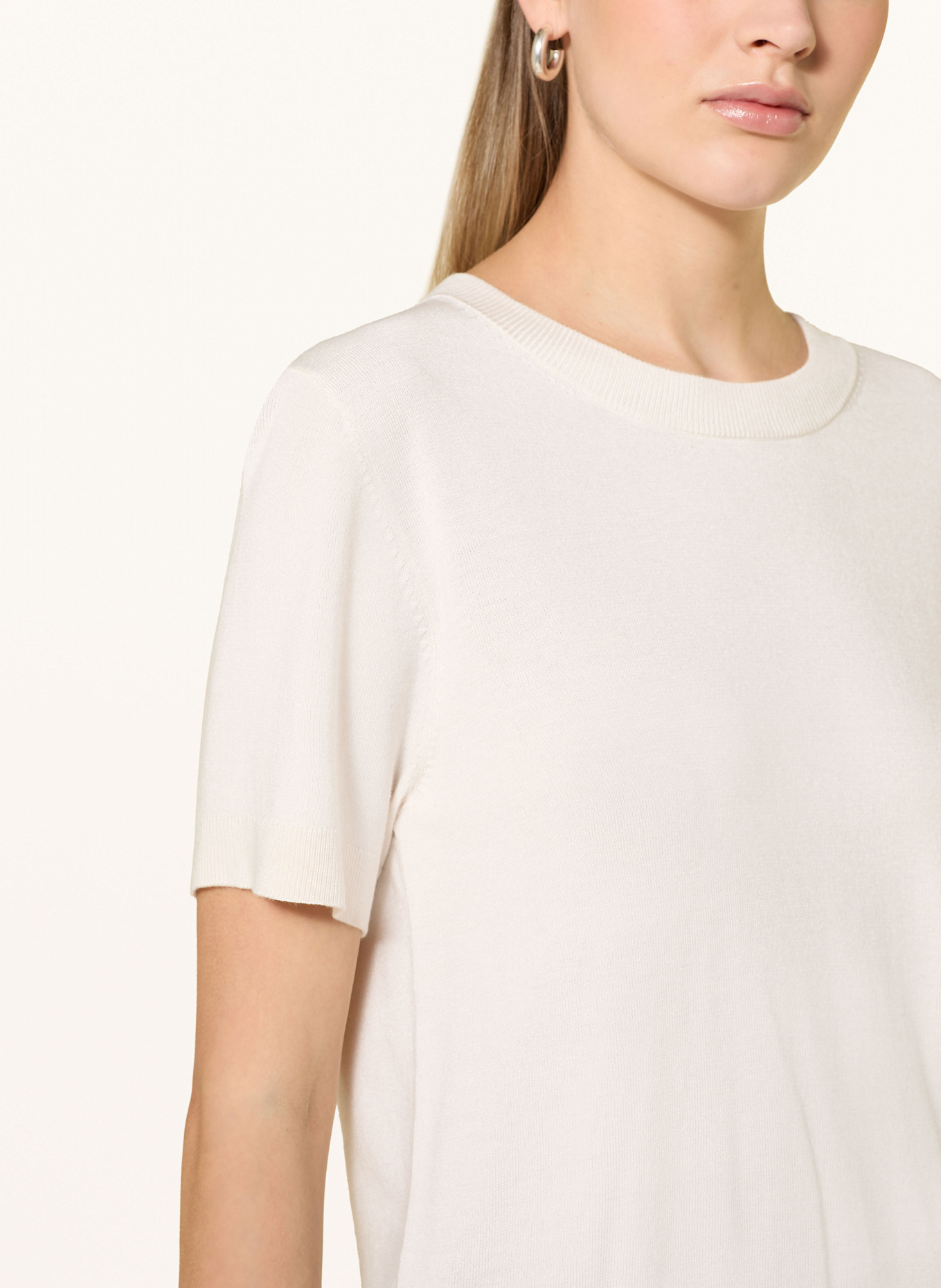 darling harbour Knit Agile shirt: ECRU