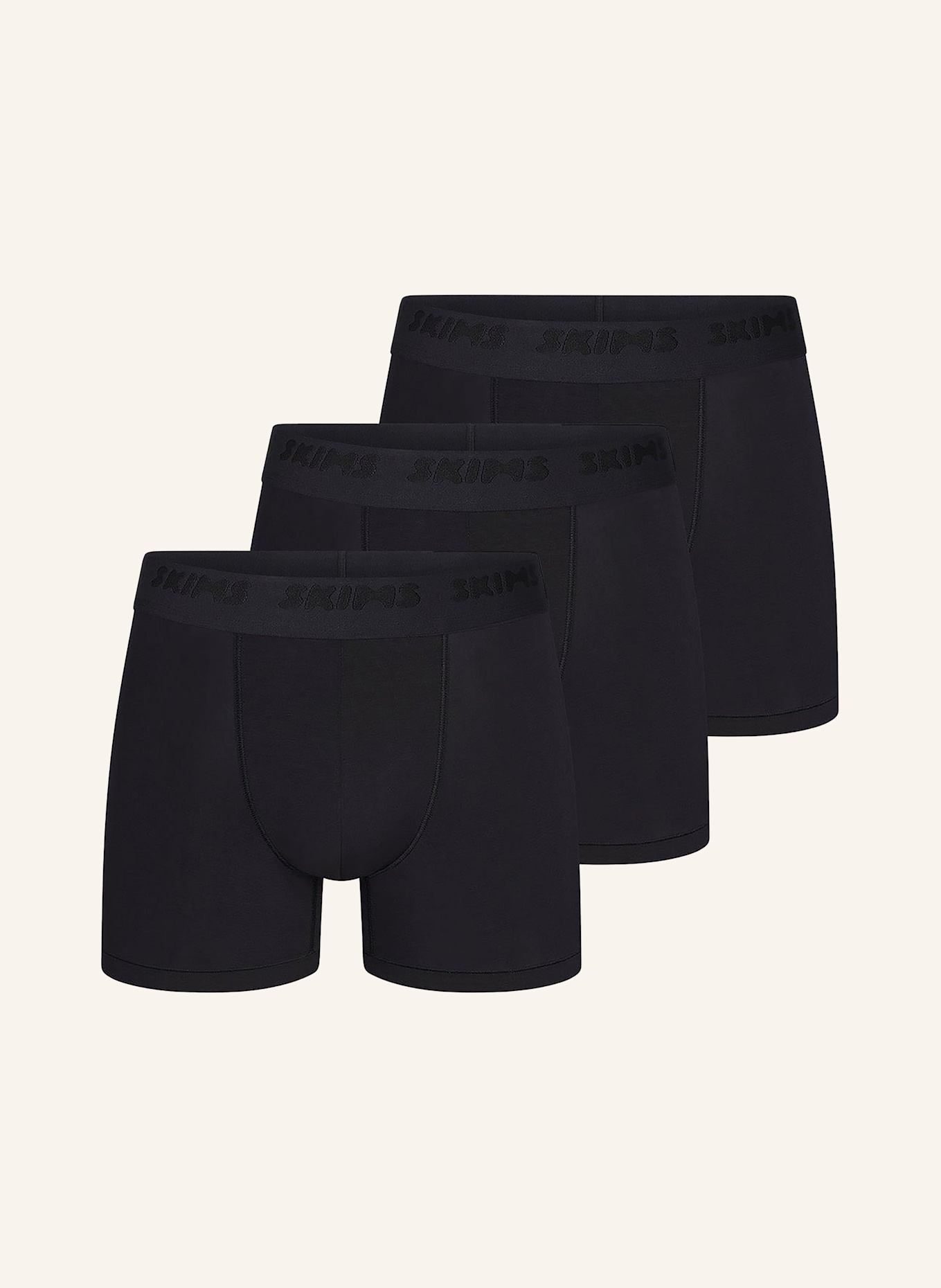 SKIMS 3er-Pack Boxershorts SKIMS STRETCH: OBSIDIAN