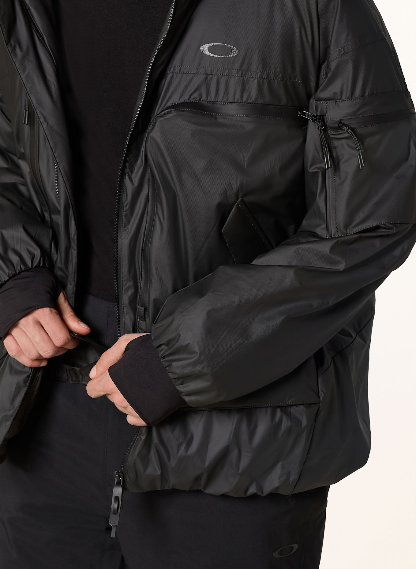 OAKLEY Skijacke MTHOD: SCHWARZ