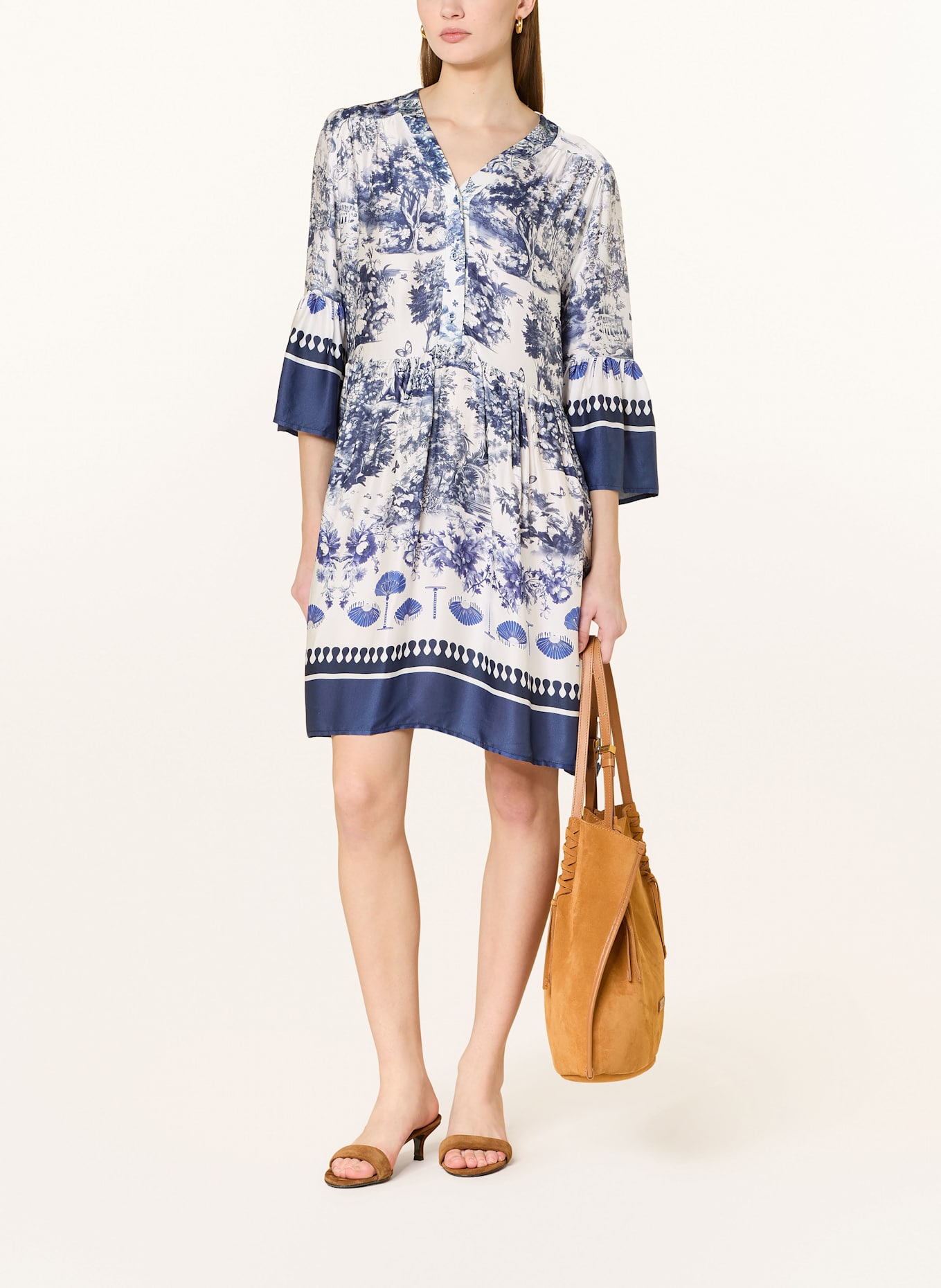 miss goodlife Kleid: DUNKELBLAU / WEISS / BLAU