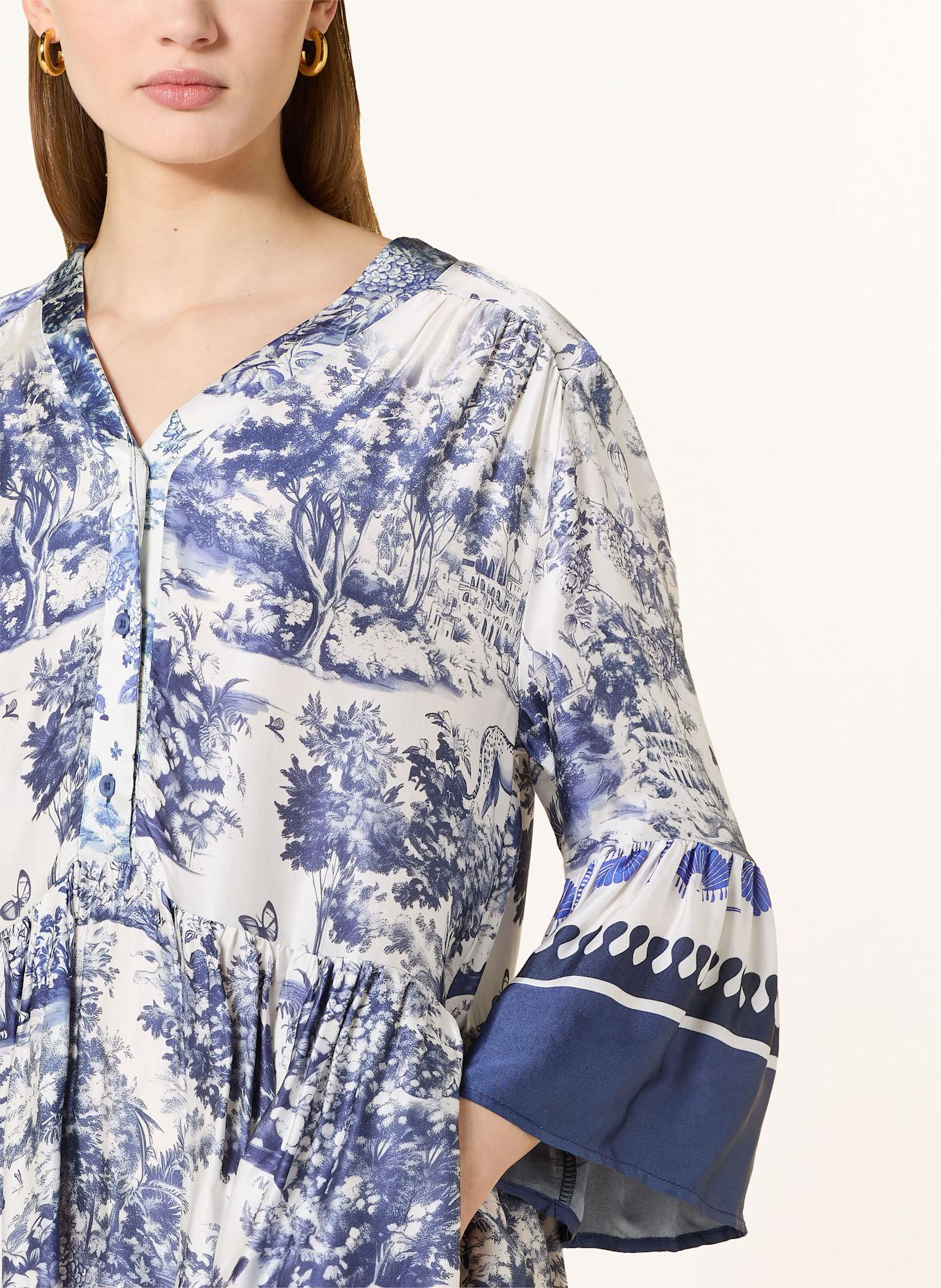 miss goodlife Kleid: DUNKELBLAU / WEISS / BLAU