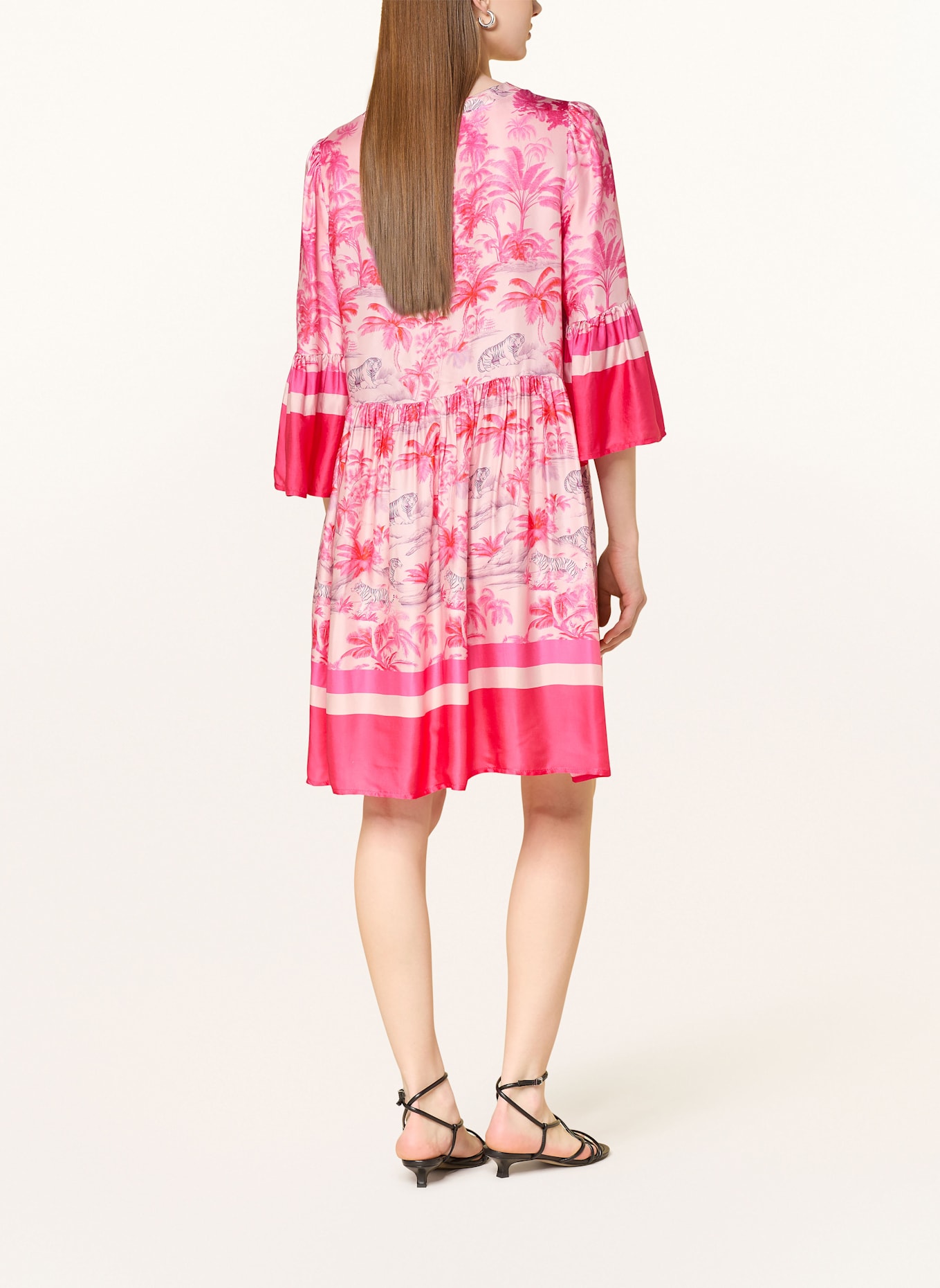 miss goodlife Šaty: RŮŽOVÁ / KRÉMOVÁ / HNĚDÁ