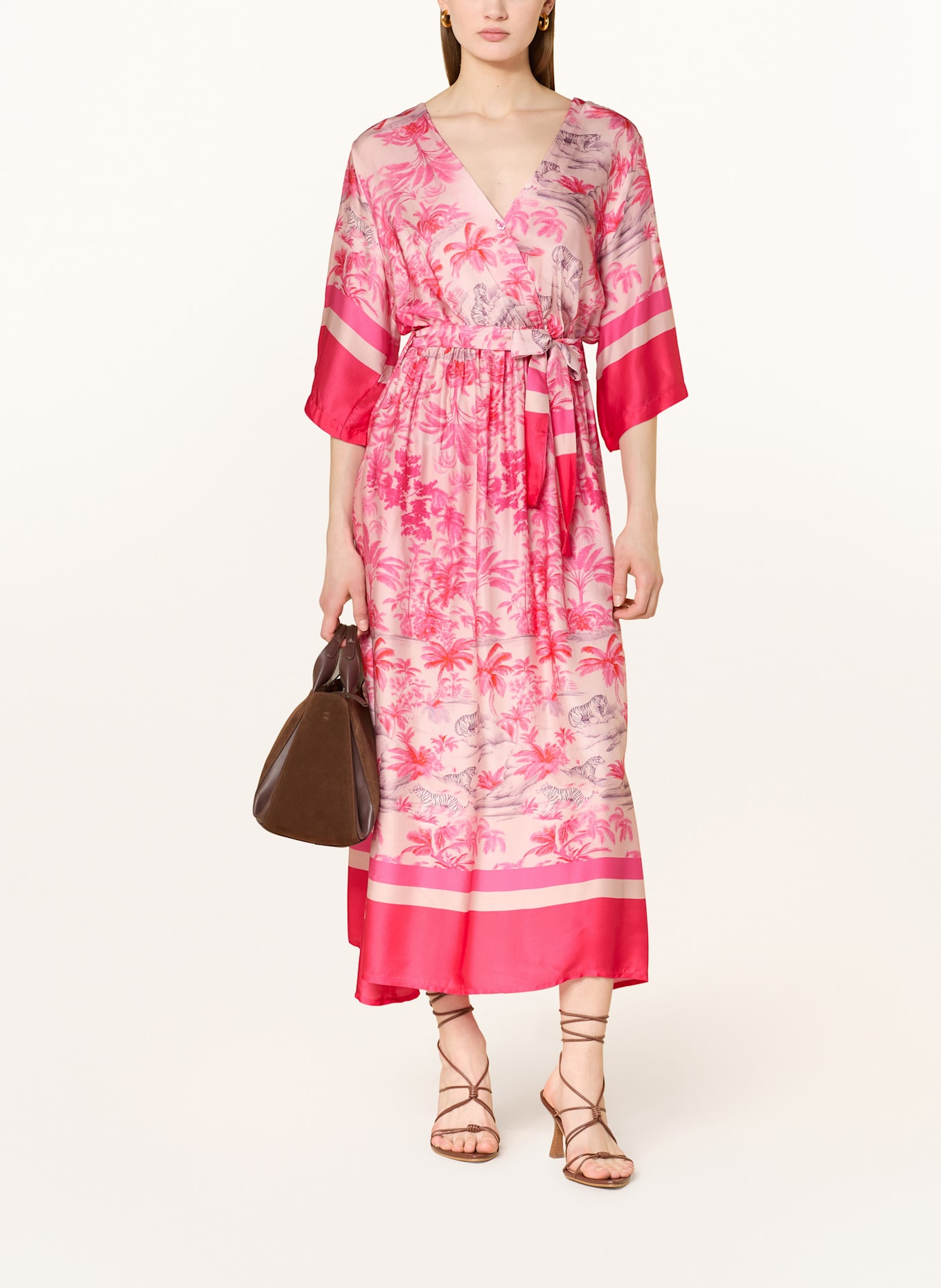miss goodlife Kleid: PINK/ CREME/ BRAUN