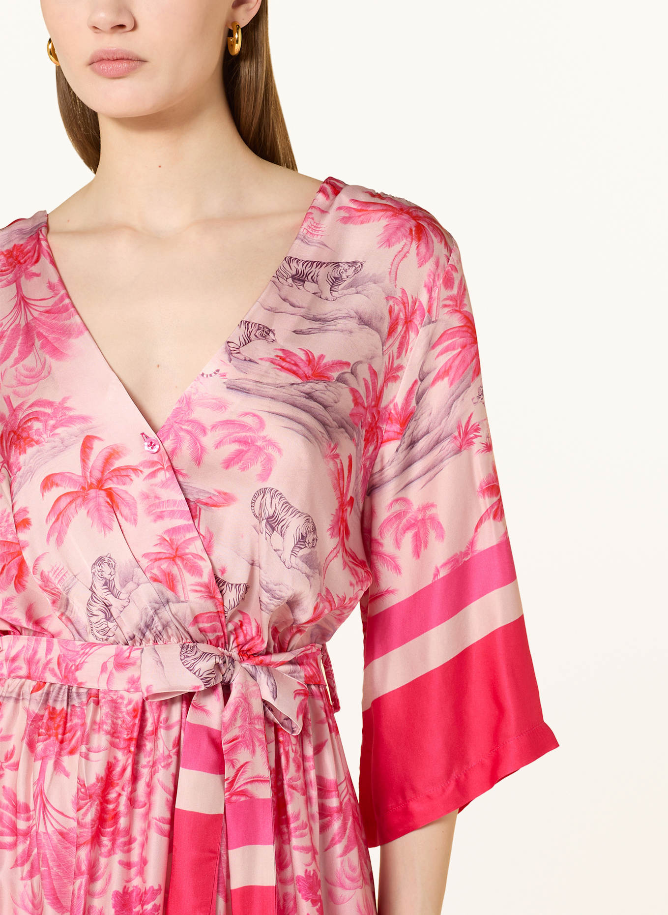 miss goodlife Kleid: PINK/ CREME/ BRAUN