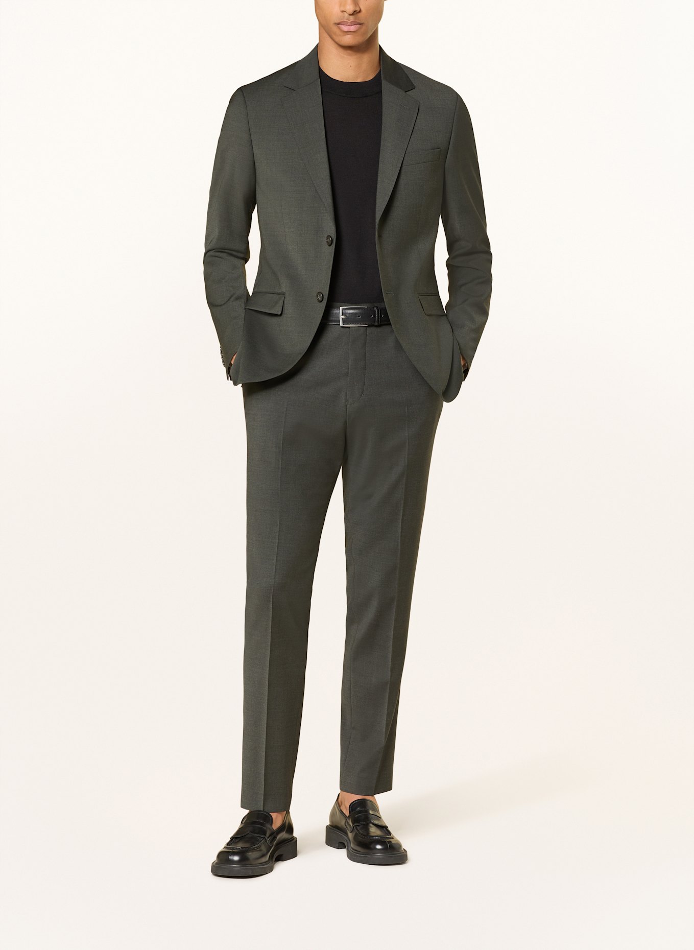 TIGER OF SWEDEN Anzughose TENUTAS Slim Fit: 4CC Olive Extreme
