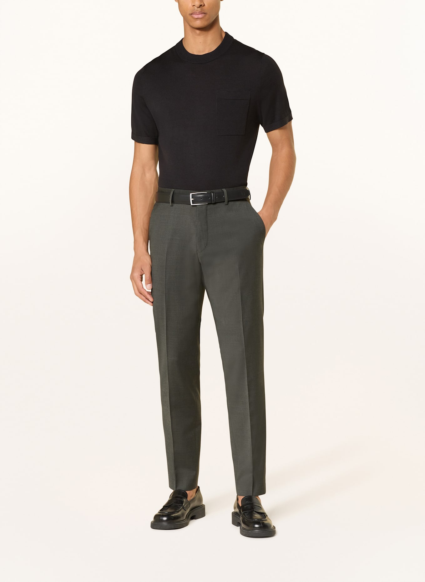 TIGER OF SWEDEN Anzughose TENUTAS Slim Fit: 4CC Olive Extreme