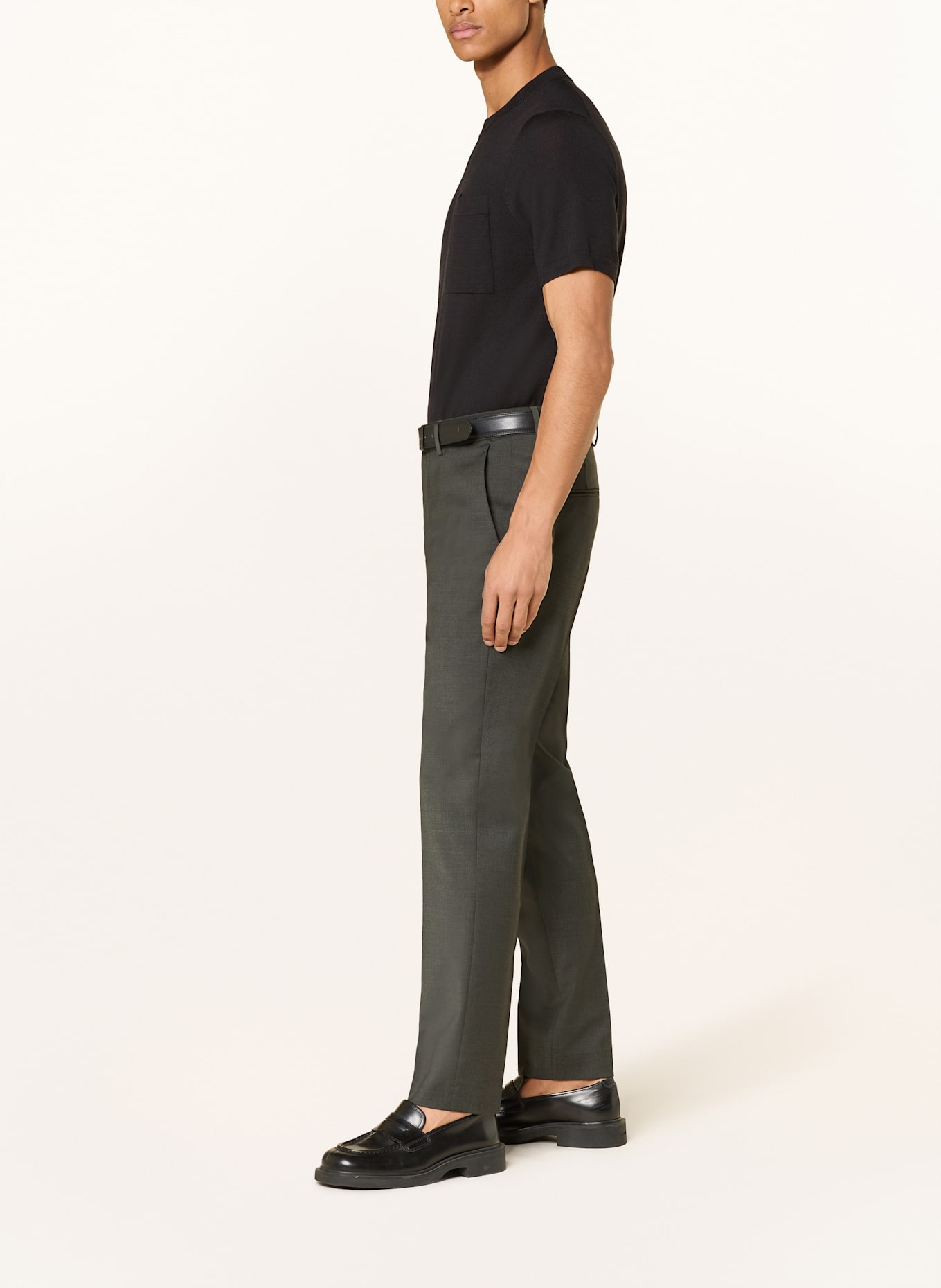 TIGER OF SWEDEN Anzughose TENUTAS Slim Fit: 4CC Olive Extreme