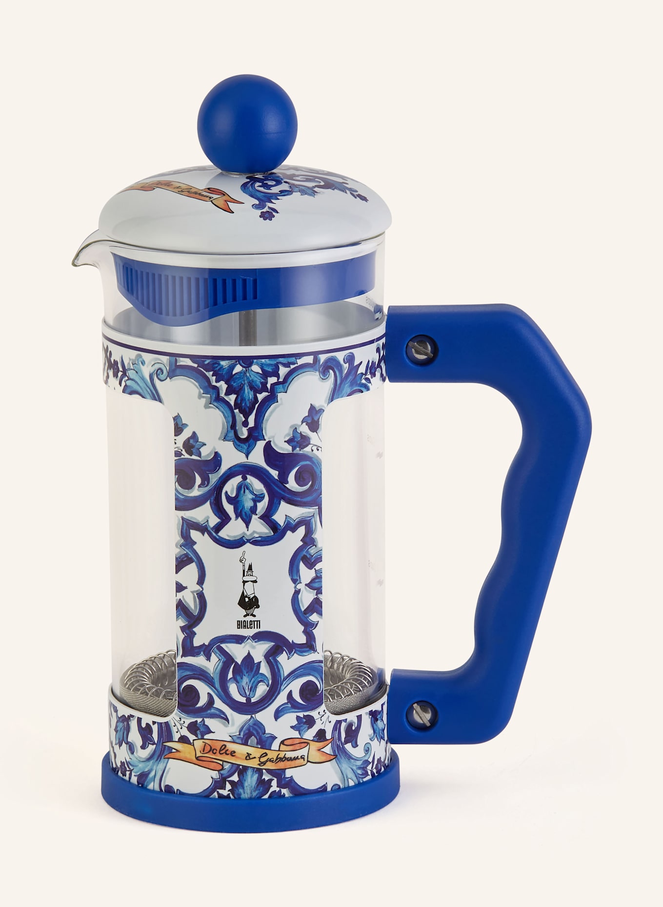 DOLCE & GABBANA CASA Kaffeebereiter: BLAU / WEISS