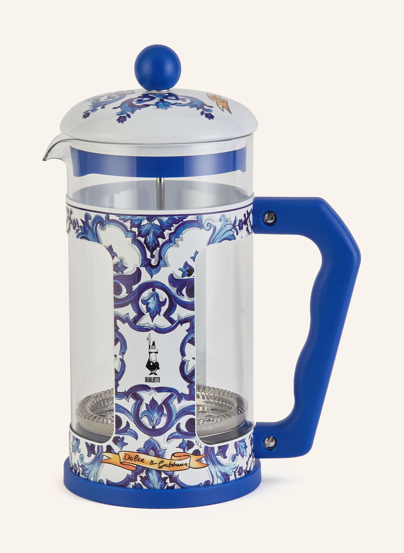 DOLCE & GABBANA CASA Kaffeebereiter: BLAU / WEISS