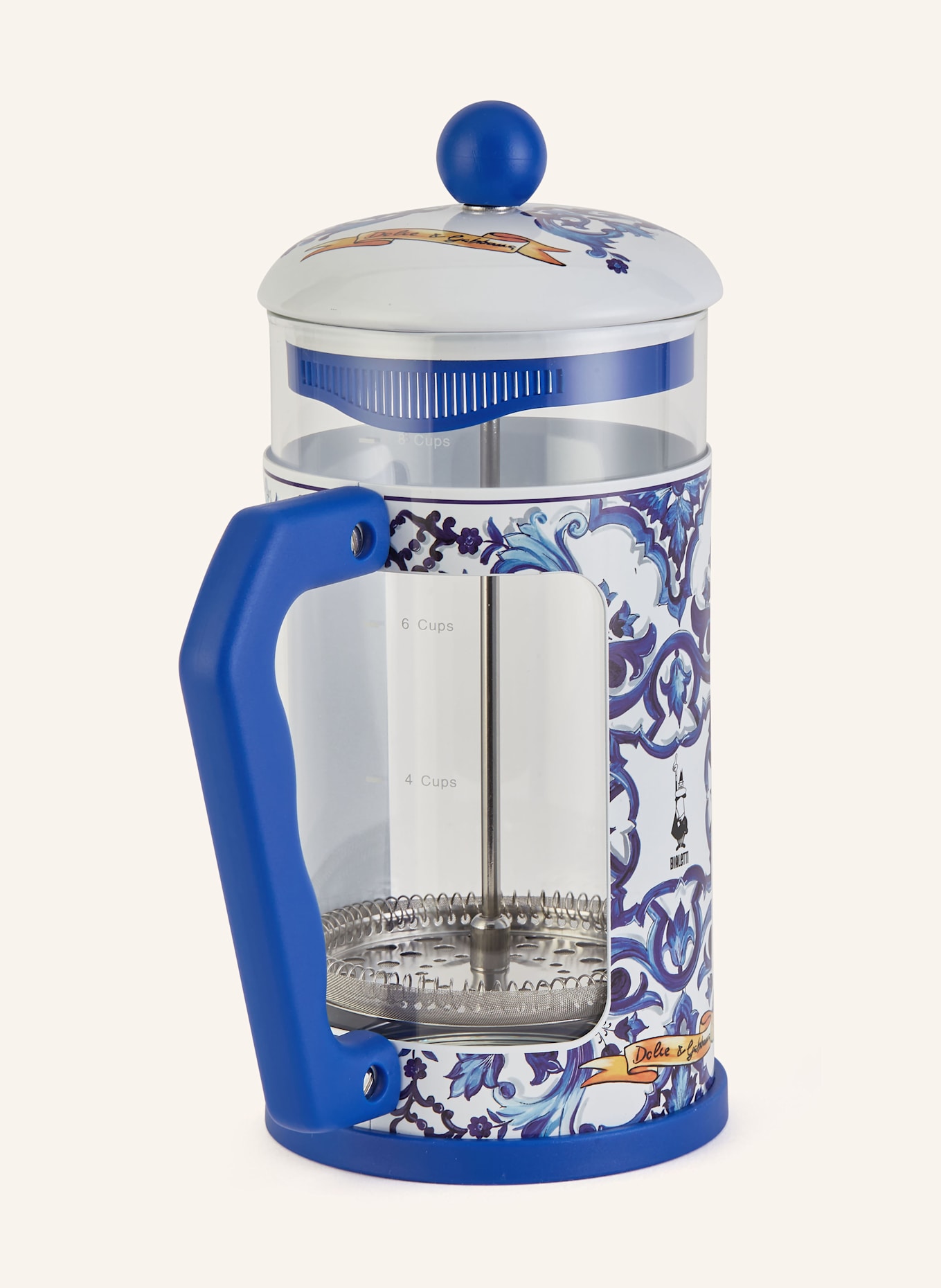 DOLCE & GABBANA CASA Kaffeebereiter: BLAU / WEISS