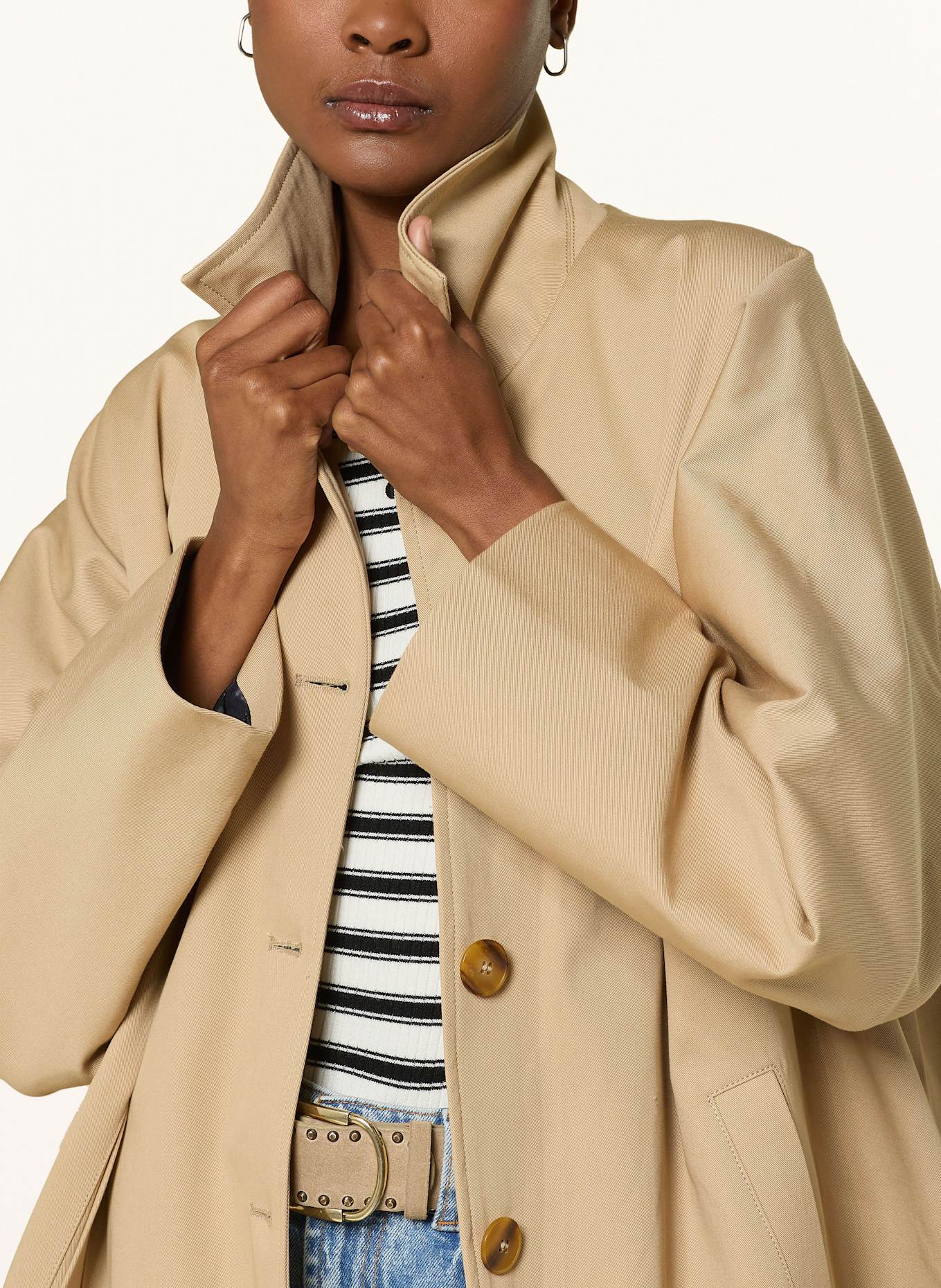 American Vintage Trenchcoat GOZZY: BEIGE