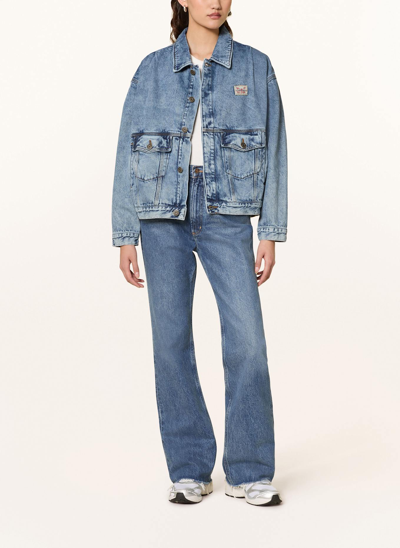 American Vintage Jeansjacke JOYBIRD: DUNKELBLAU