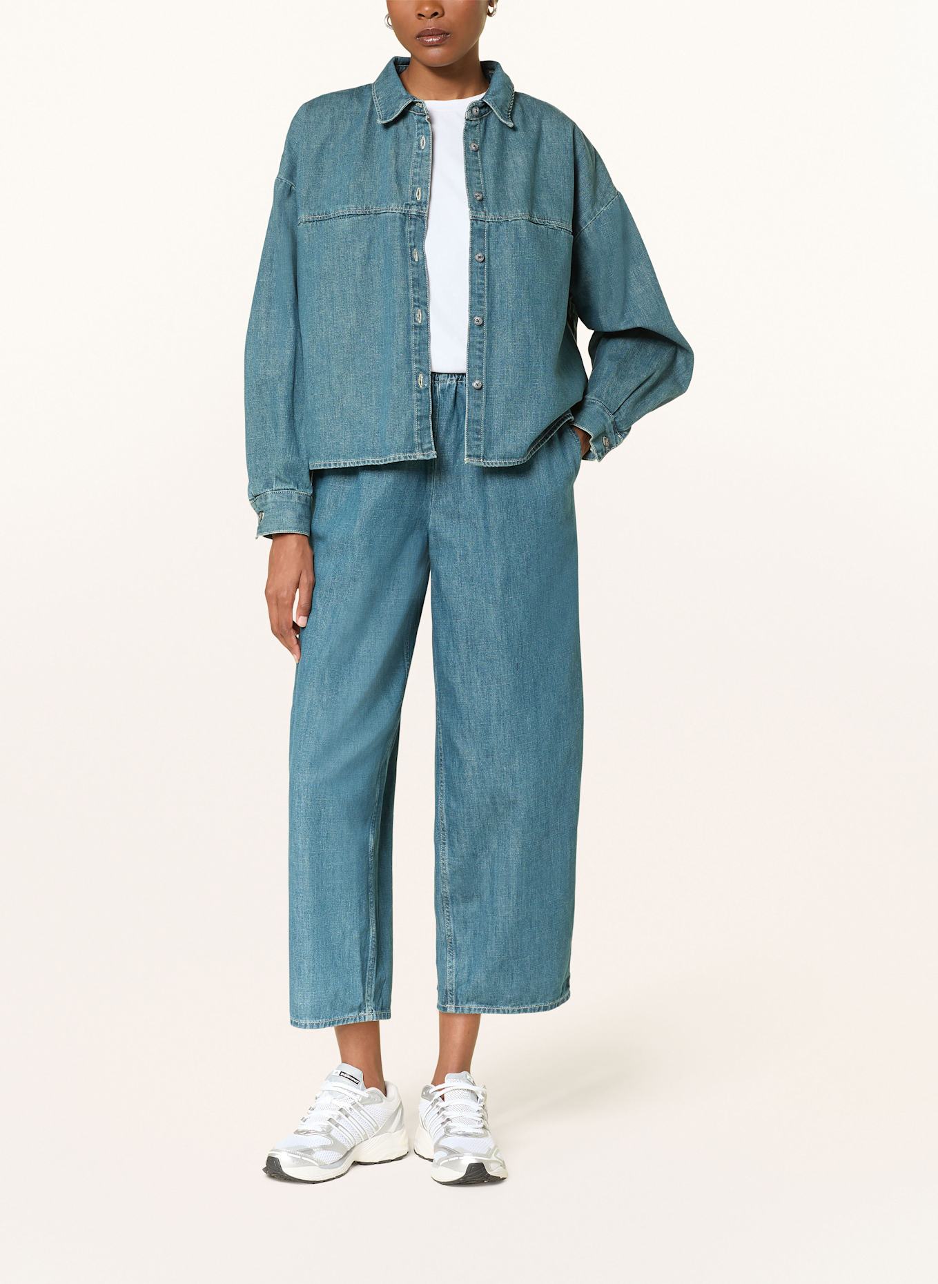 American Vintage Jeansbluse OZYR: BLAU
