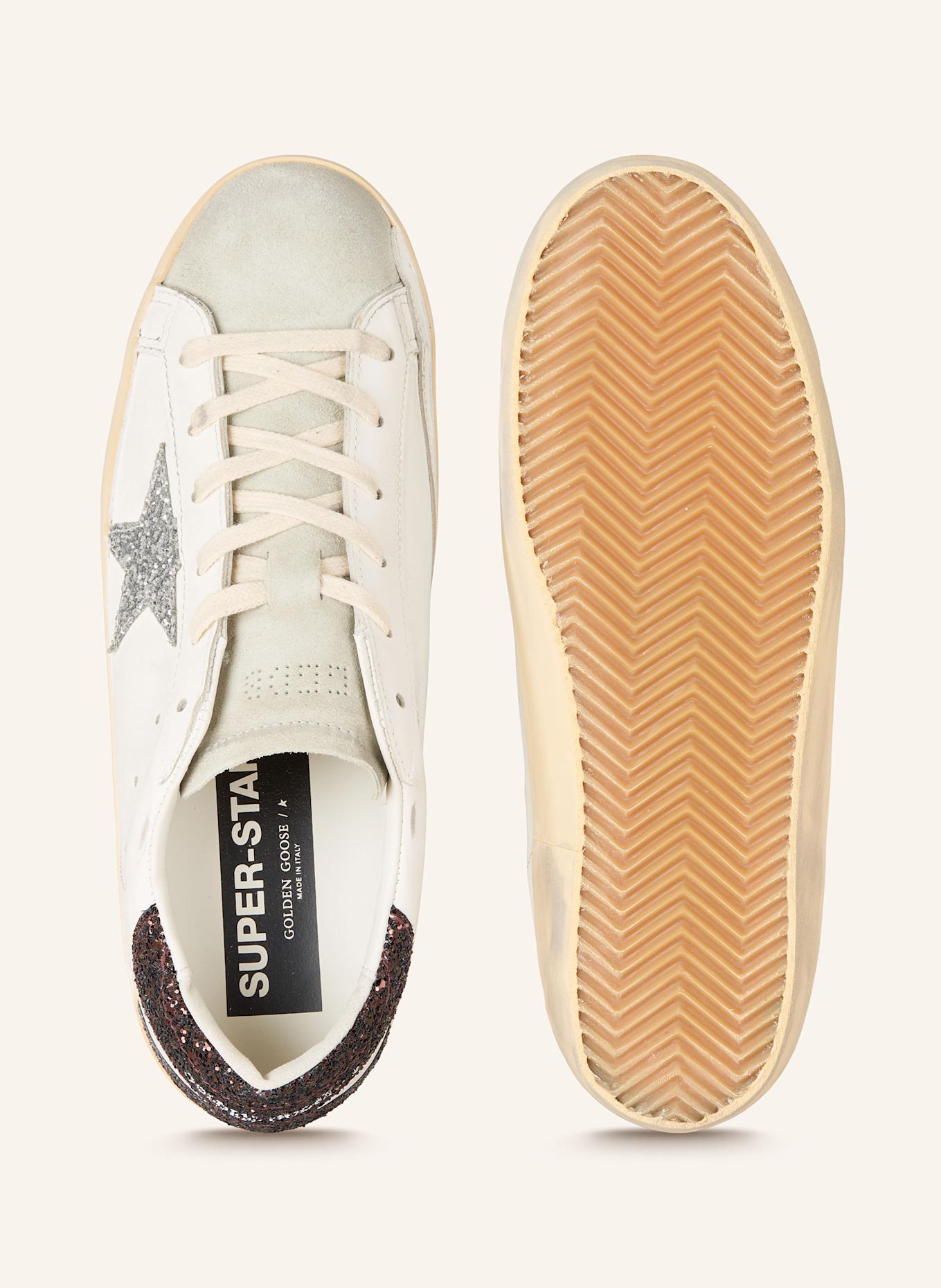 GOLDEN GOOSE Sneaker SUPER-STAR: ECRU / WEISS