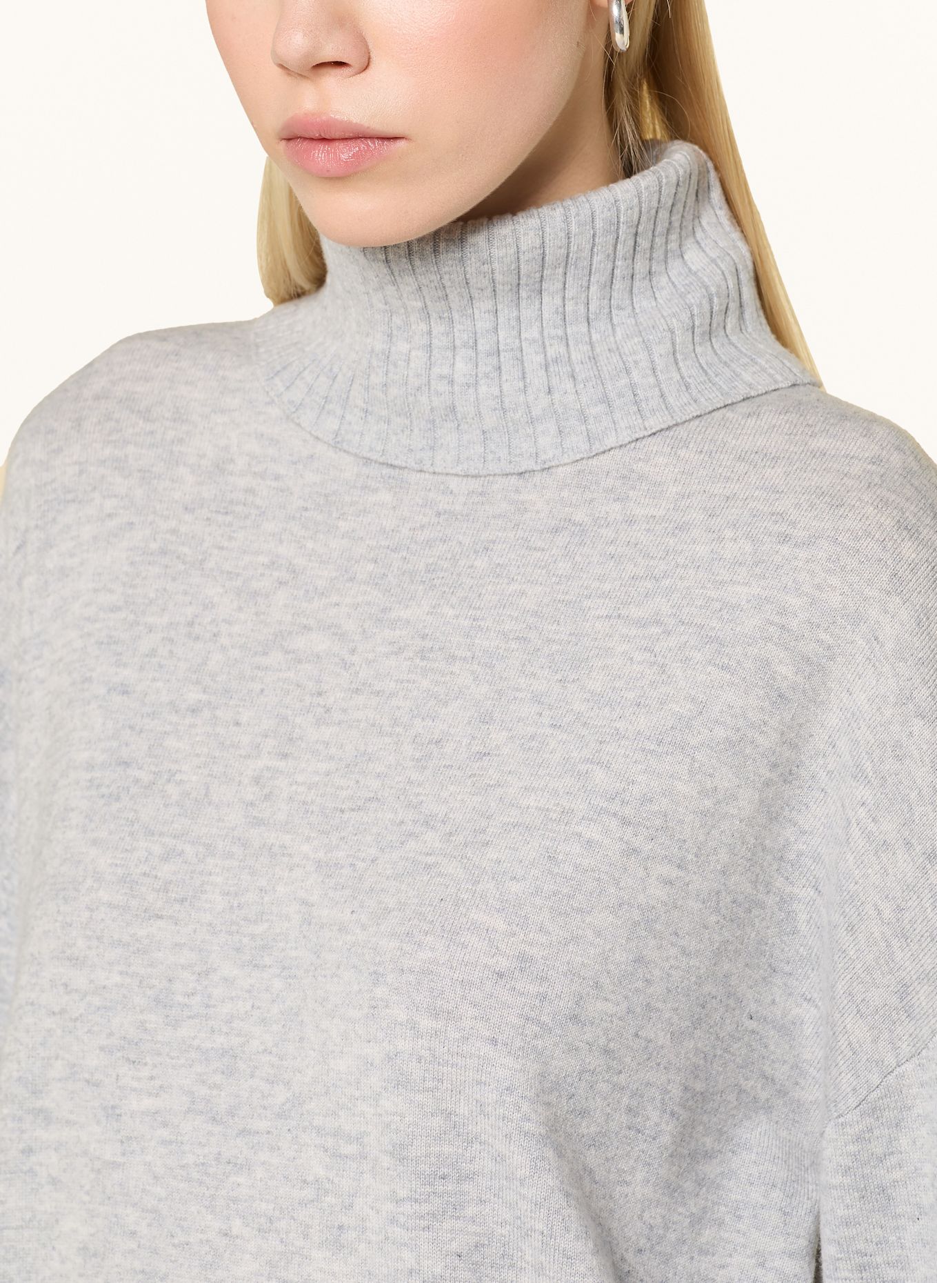 LIU JO Rollkragenpullover: HELLGRAU