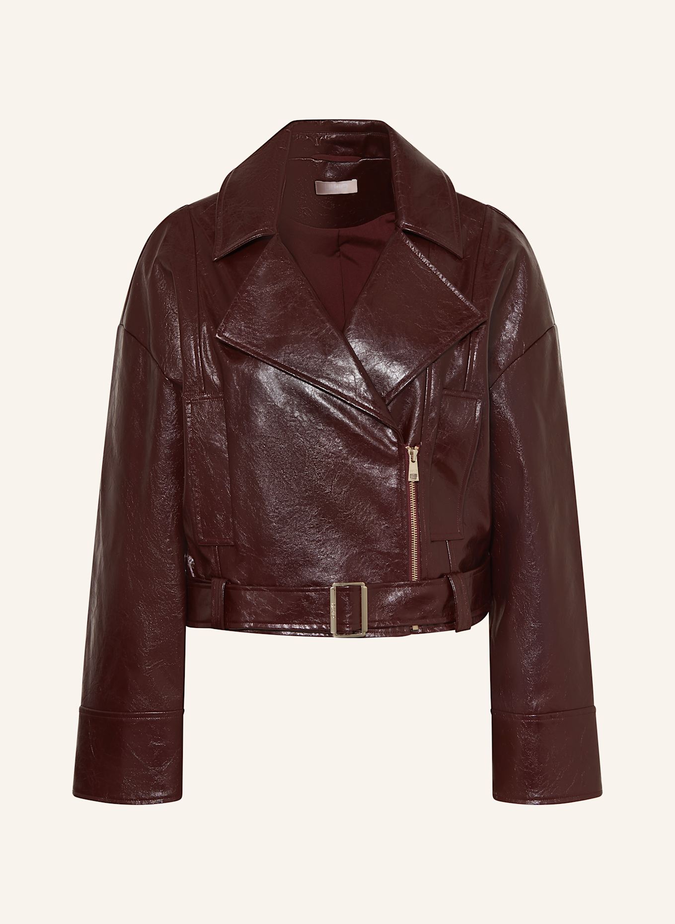 LIU JO Jacke in Lederoptik: DUNKELROT