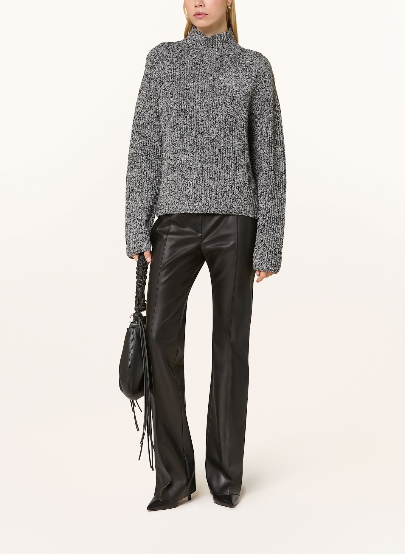 LIU JO Pullover: SCHWARZ / WEISS