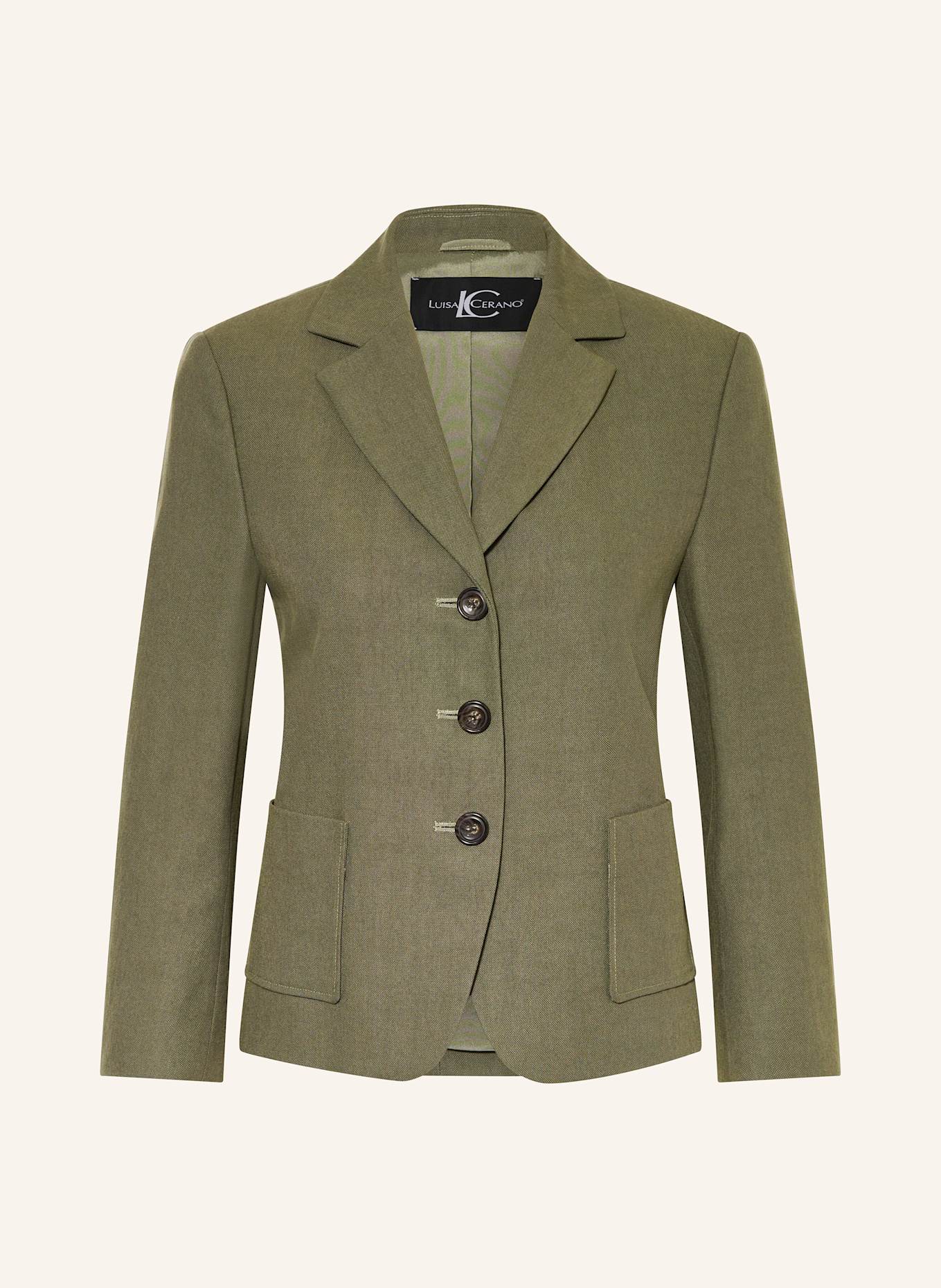 LUISA CERANO Blazer: KHAKI