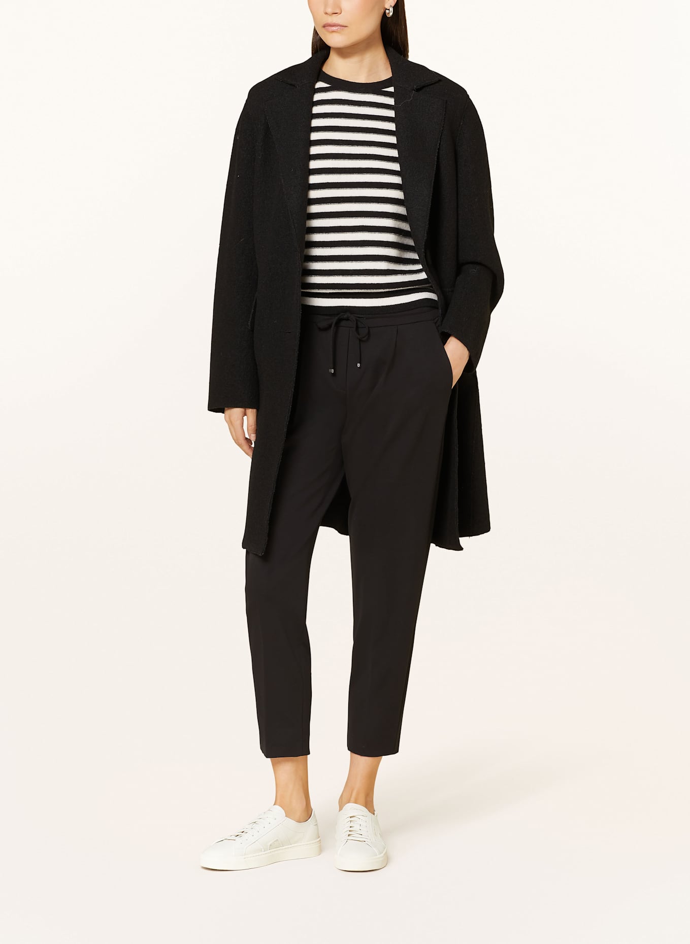 LUISA CERANO 7/8 pants: BLACK