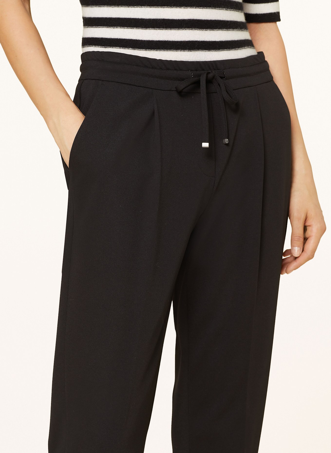 LUISA CERANO 7/8 pants: BLACK