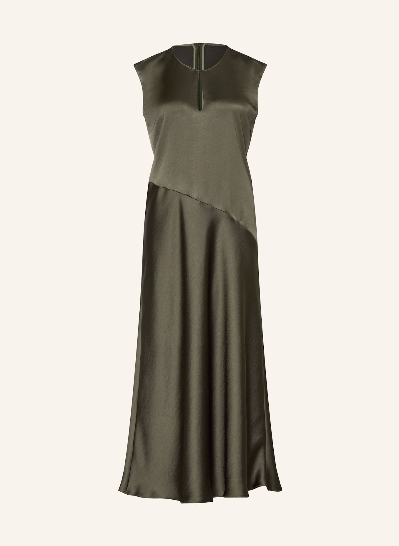 LUISA CERANO Satinkleid: KHAKI
