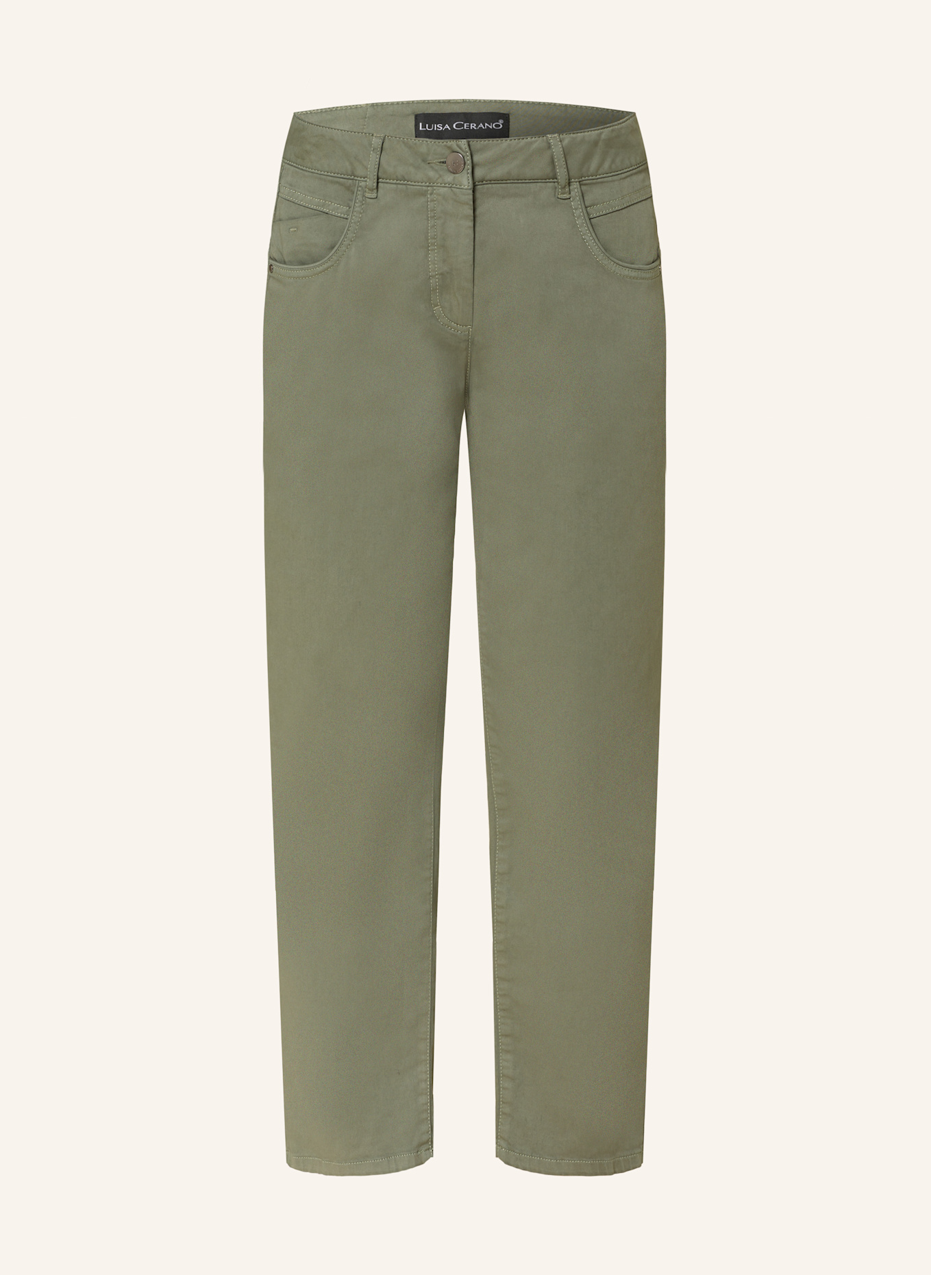 LUISA CERANO Hose in Jeansoptik: KHAKI