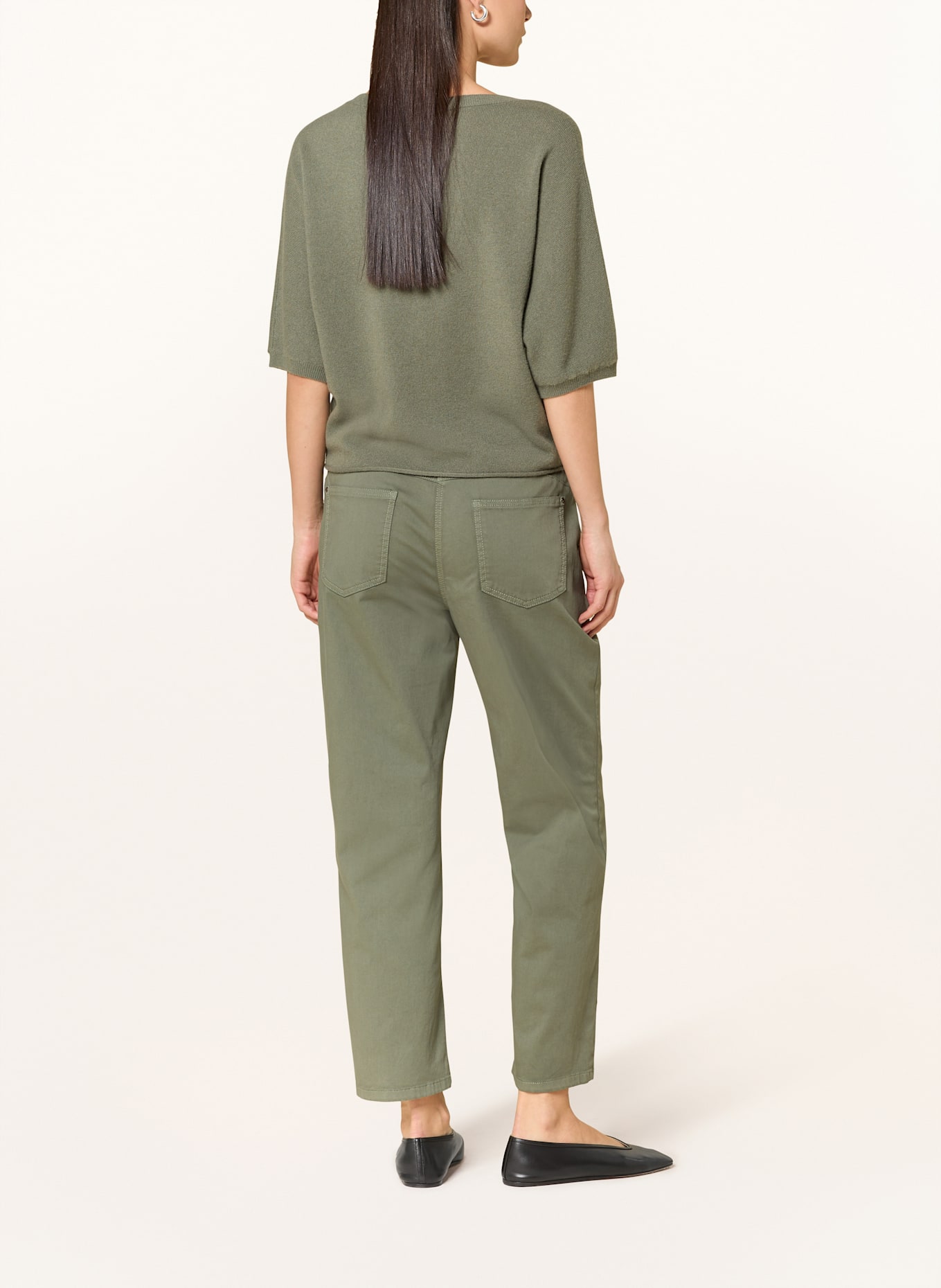 LUISA CERANO Hose in Jeansoptik: KHAKI