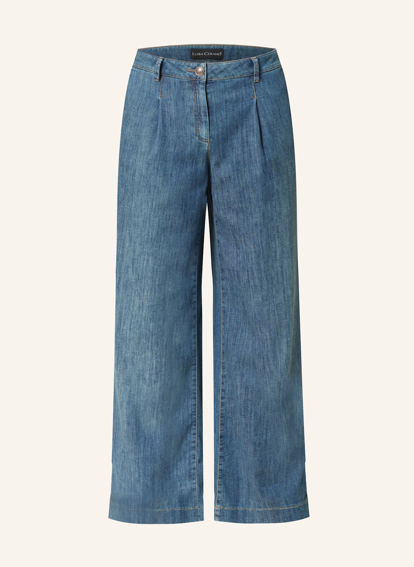 LUISA CERANO Hose in Jeansoptik: 2543 stone wash overdye