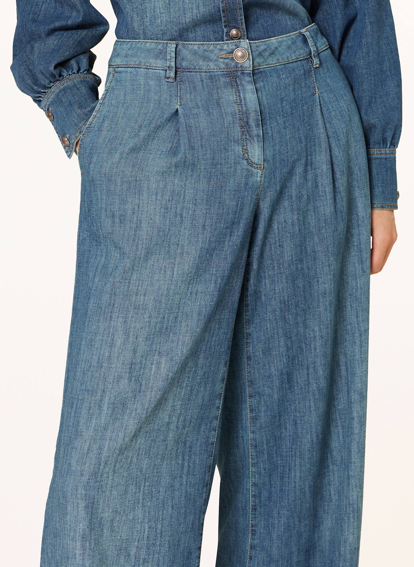 LUISA CERANO Hose in Jeansoptik: 2543 stone wash overdye