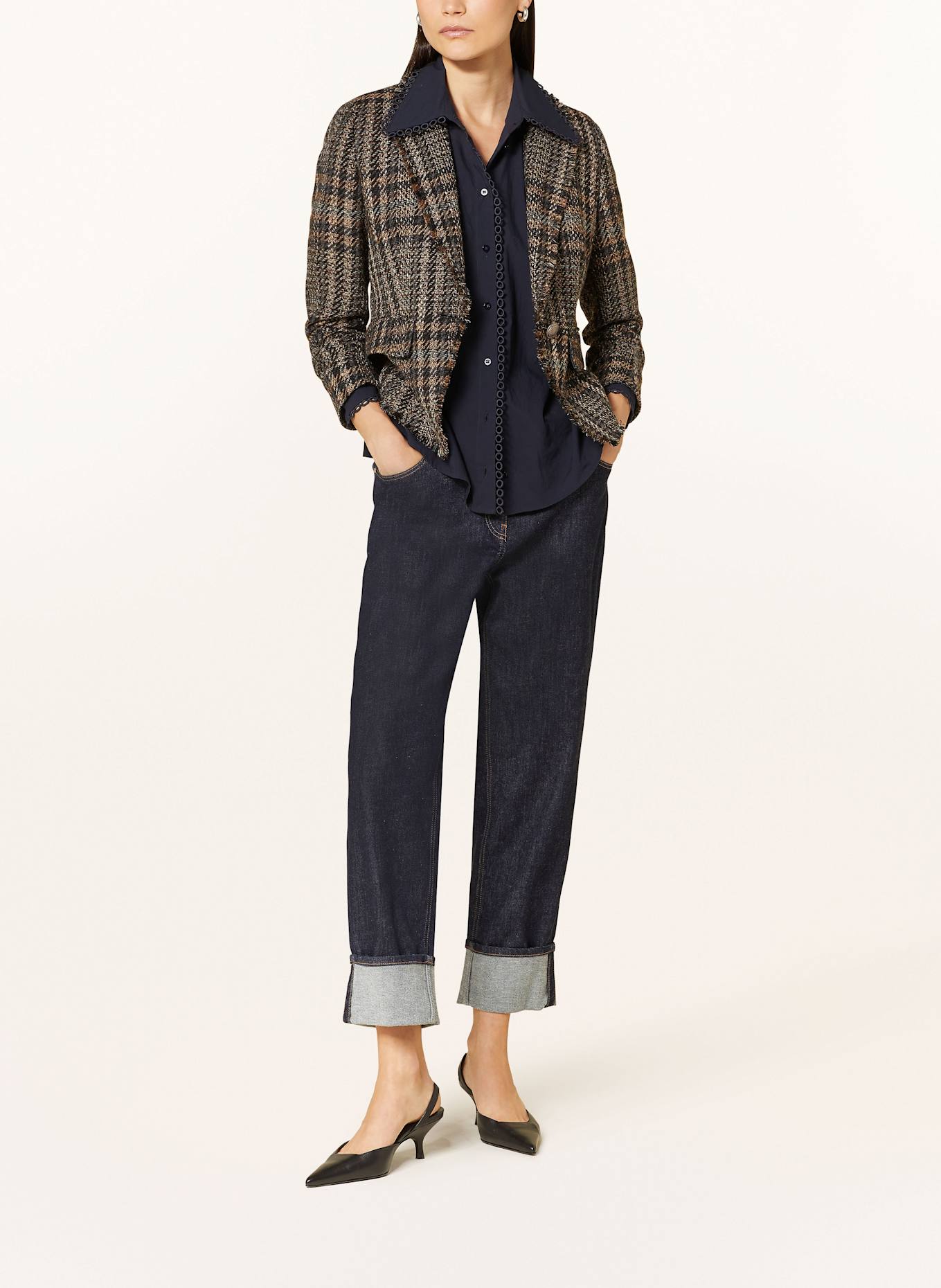 LUISA CERANO 7/8 Jeans: 252 rinse wash