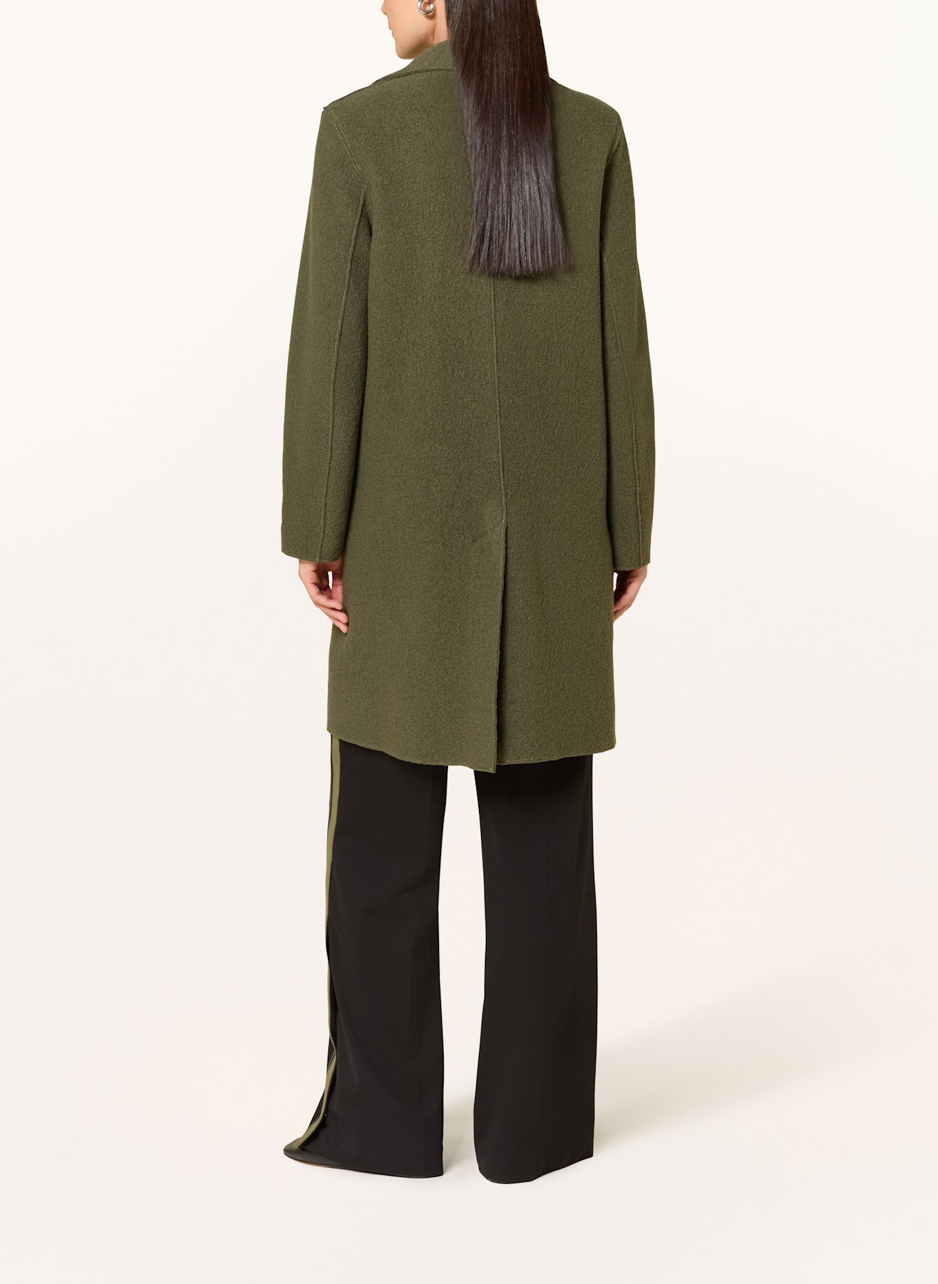 LUISA CERANO Wollmantel: KHAKI