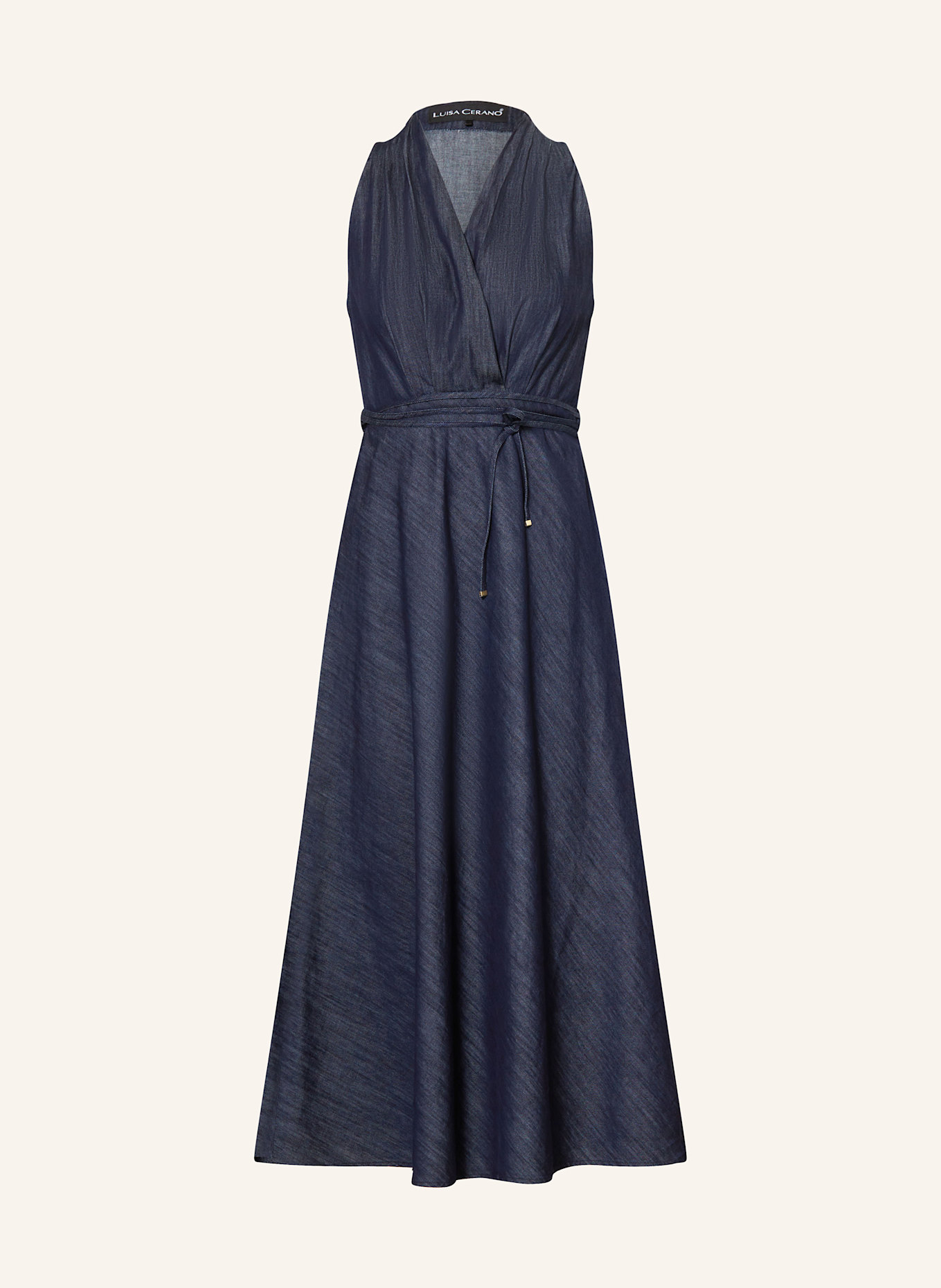LUISA CERANO Kleid in Jeansoptik: DUNKELBLAU