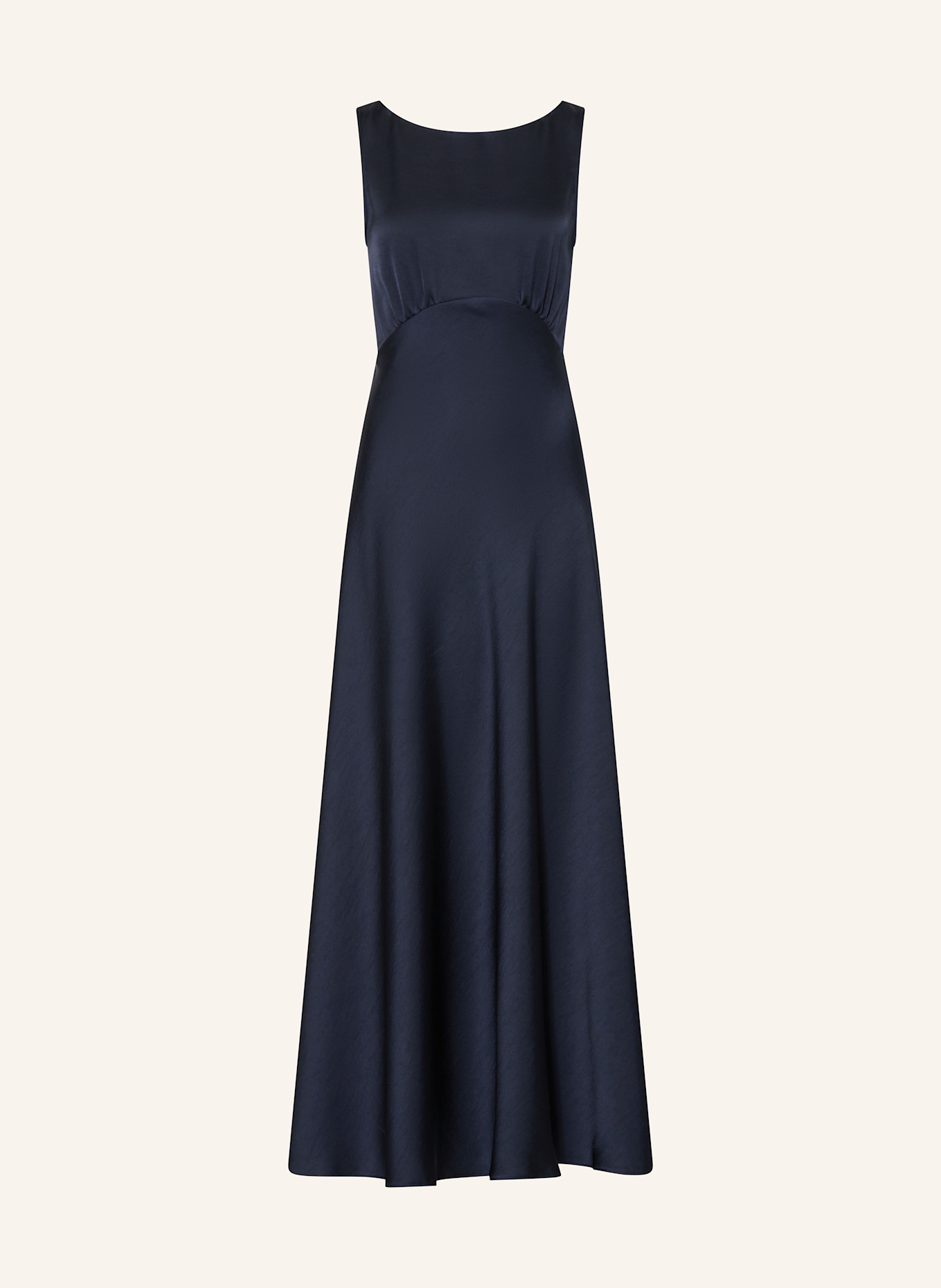 LUISA CERANO Satinkleid: DUNKELBLAU