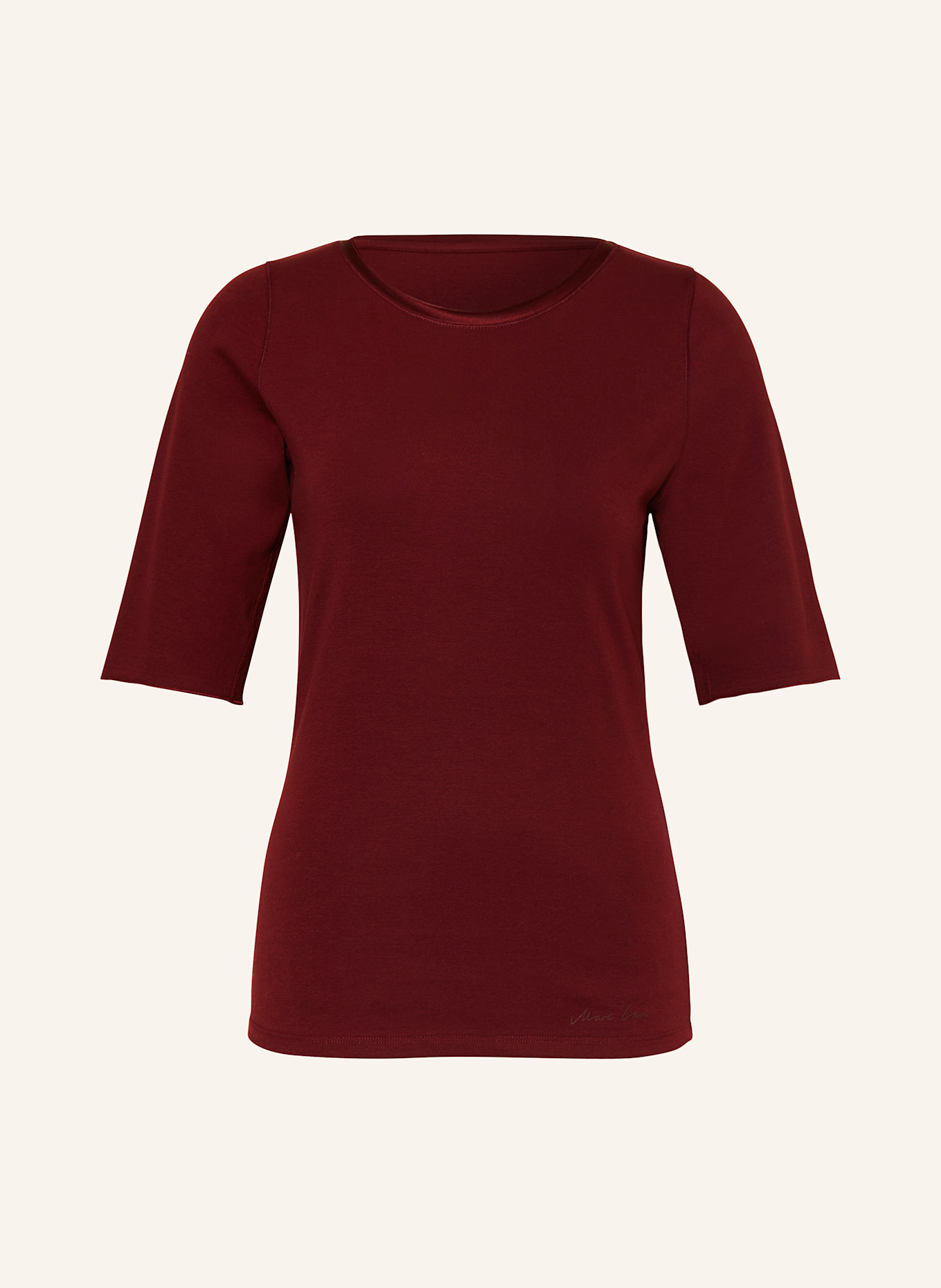 MARC CAIN Shirt mit 3/4-Arm: 294 bright maroon
