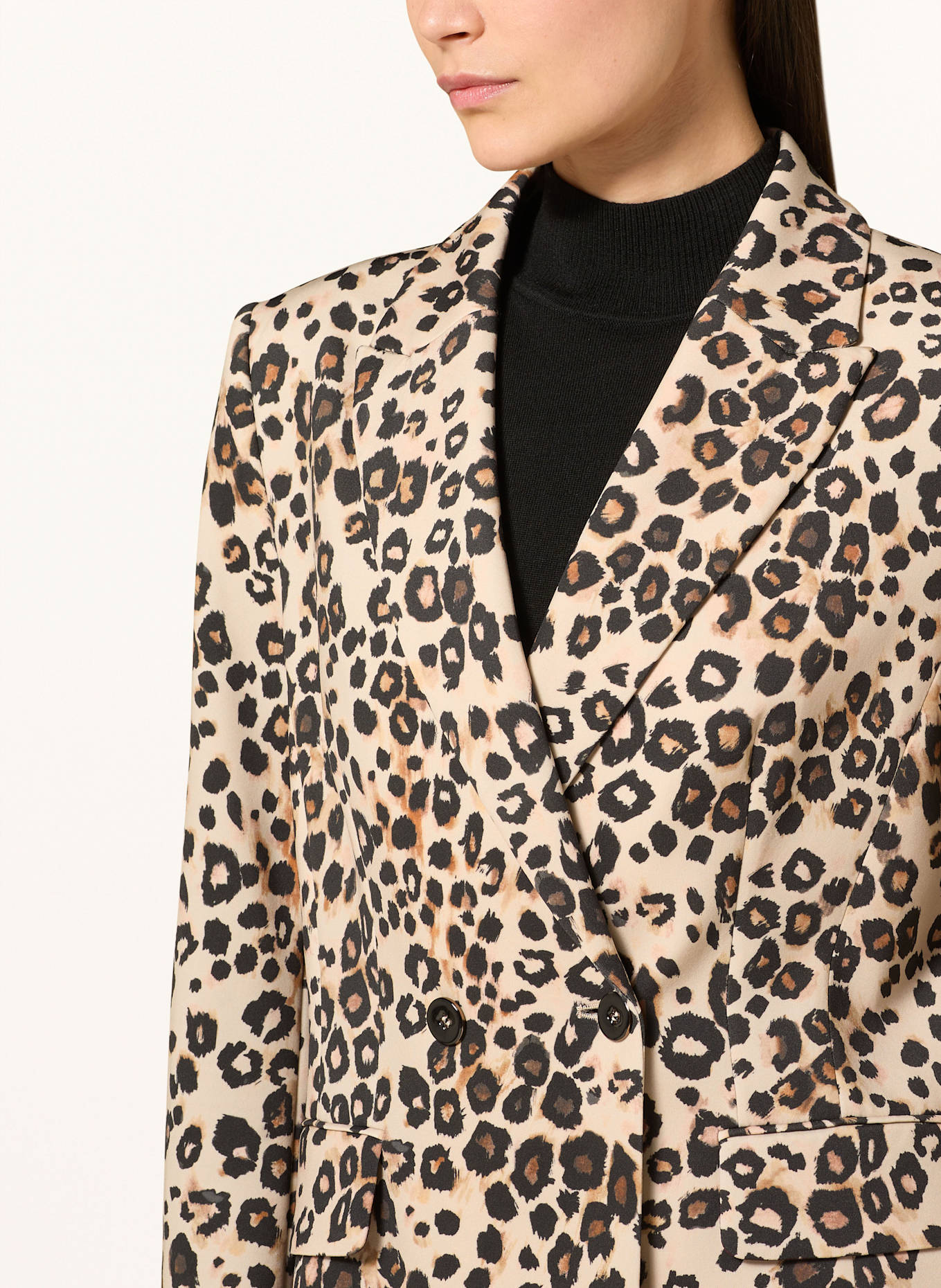 MARC CAIN Jerseyblazer: 606 soft cappuccino