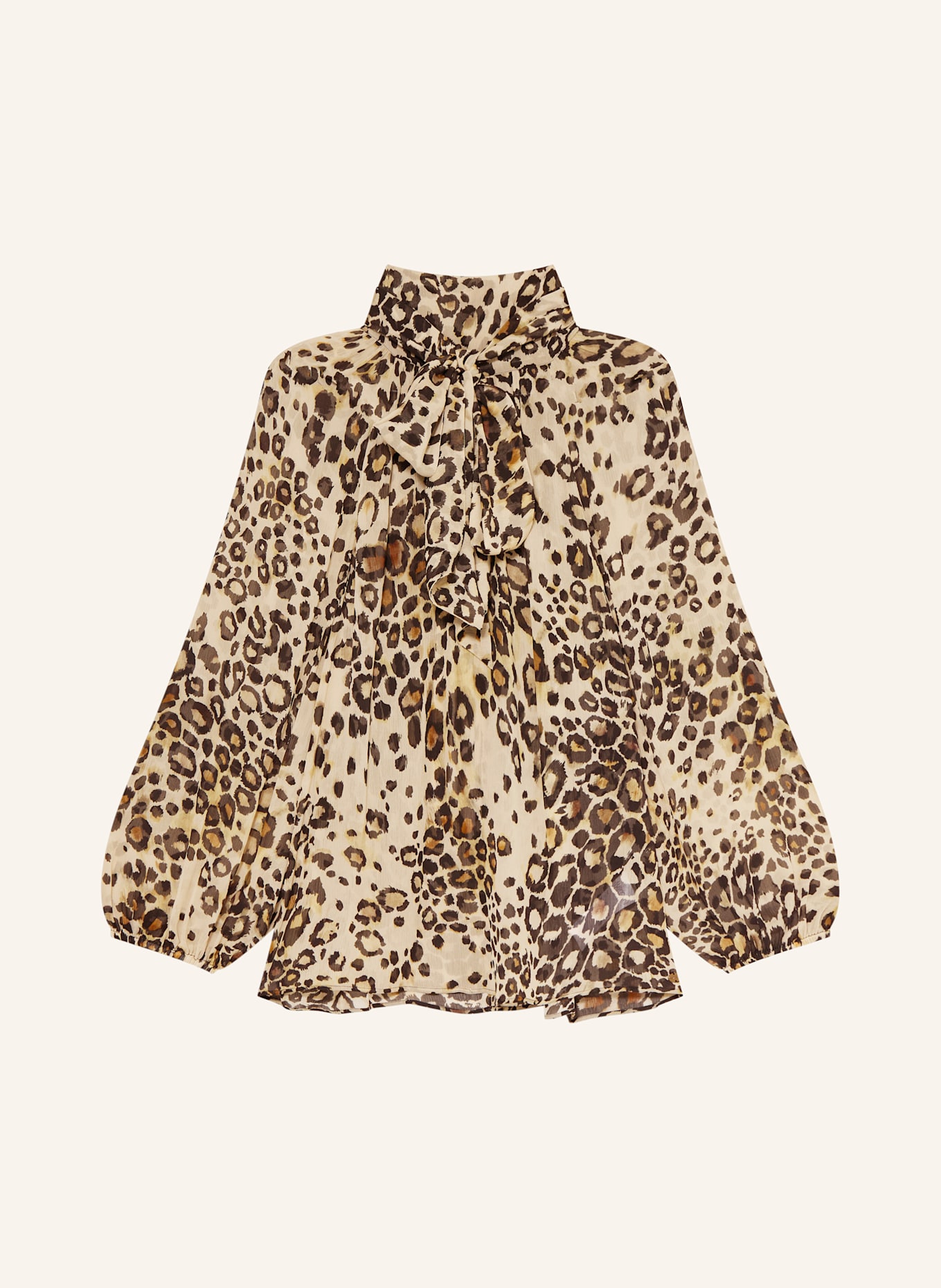 MARC CAIN Schluppenbluse: 606 soft cappuccino