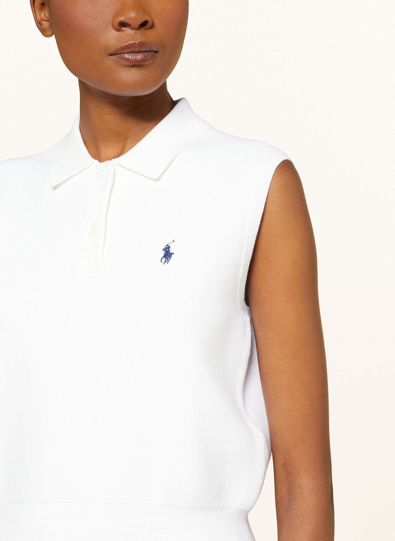 POLO RALPH LAUREN Bezrękawnik: BIAŁY