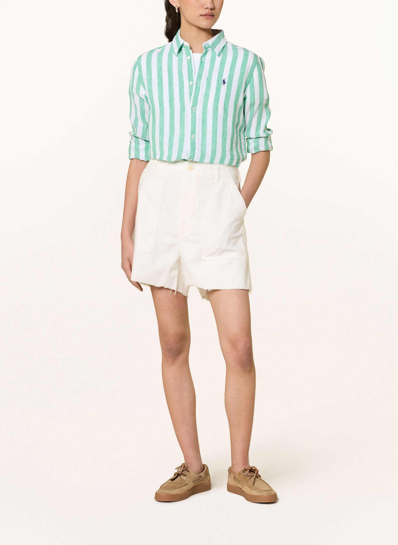 POLO RALPH LAUREN Shorts: ECRU