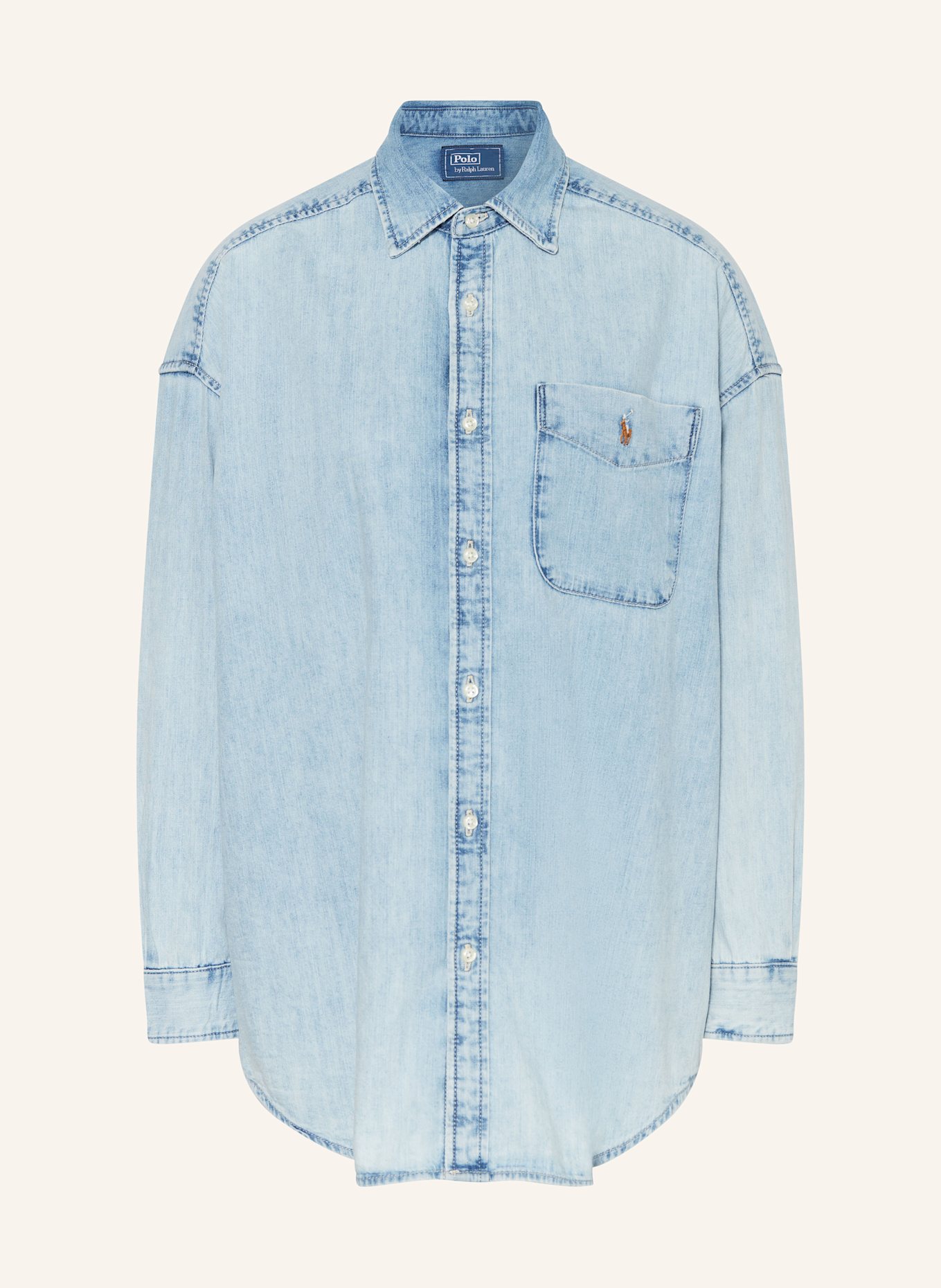 DENIM LOOK BLOUSE DENIM LOOK BLOUSE