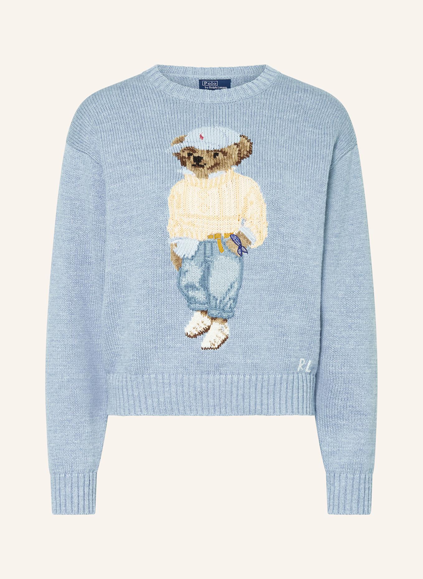 POLO RALPH LAUREN Pullover: HELLBLAU