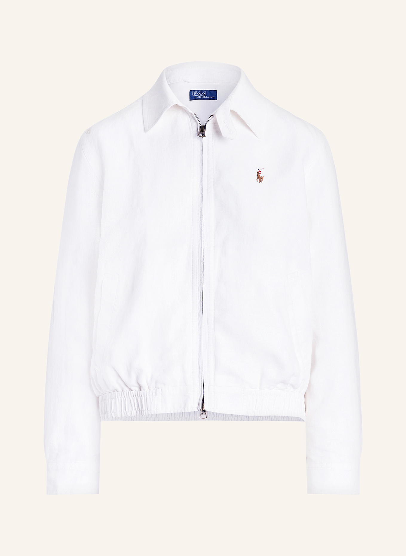 POLO RALPH LAUREN Leinenblouson: WEISS
