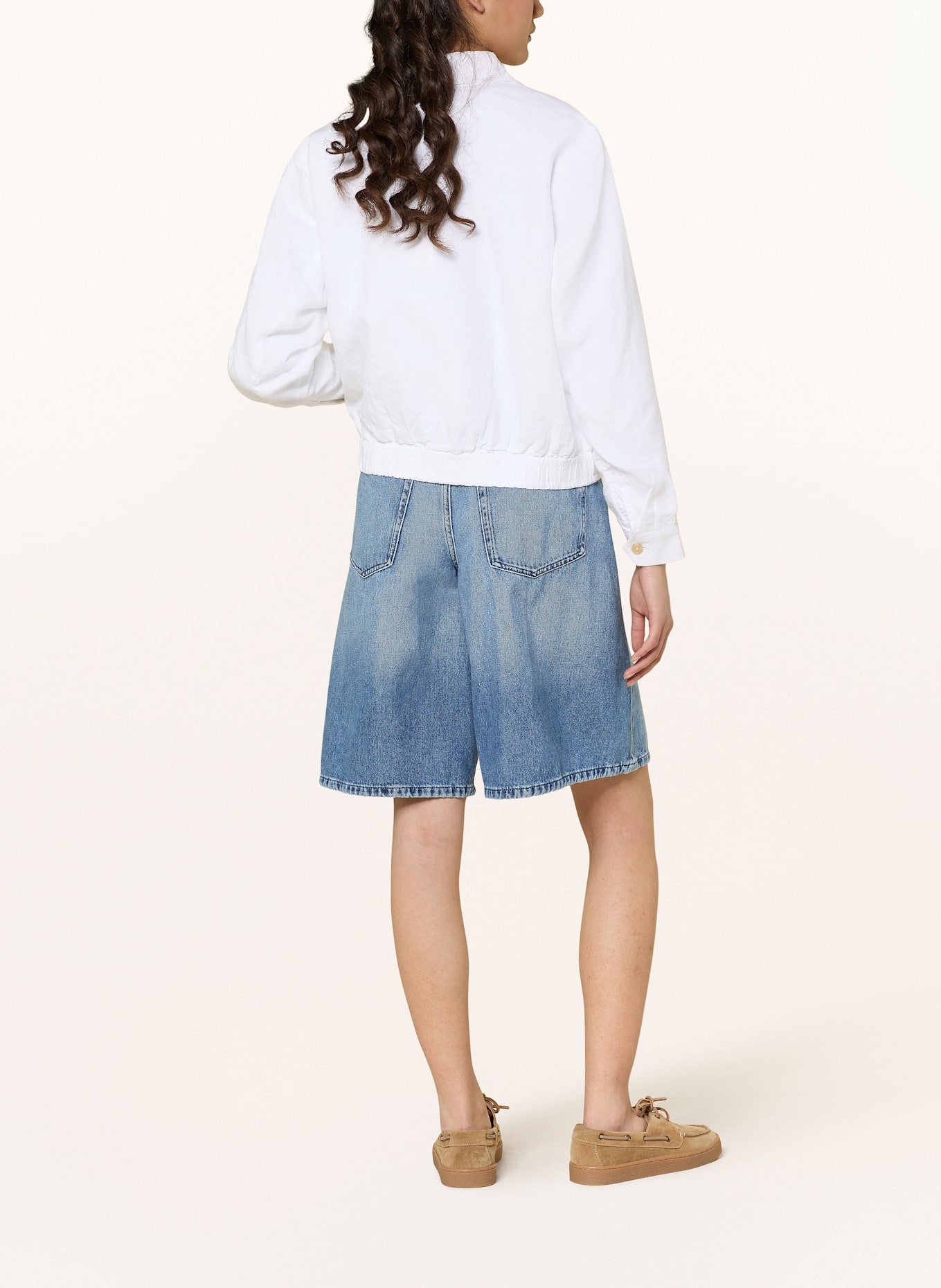 POLO RALPH LAUREN Leinenblouson: WEISS