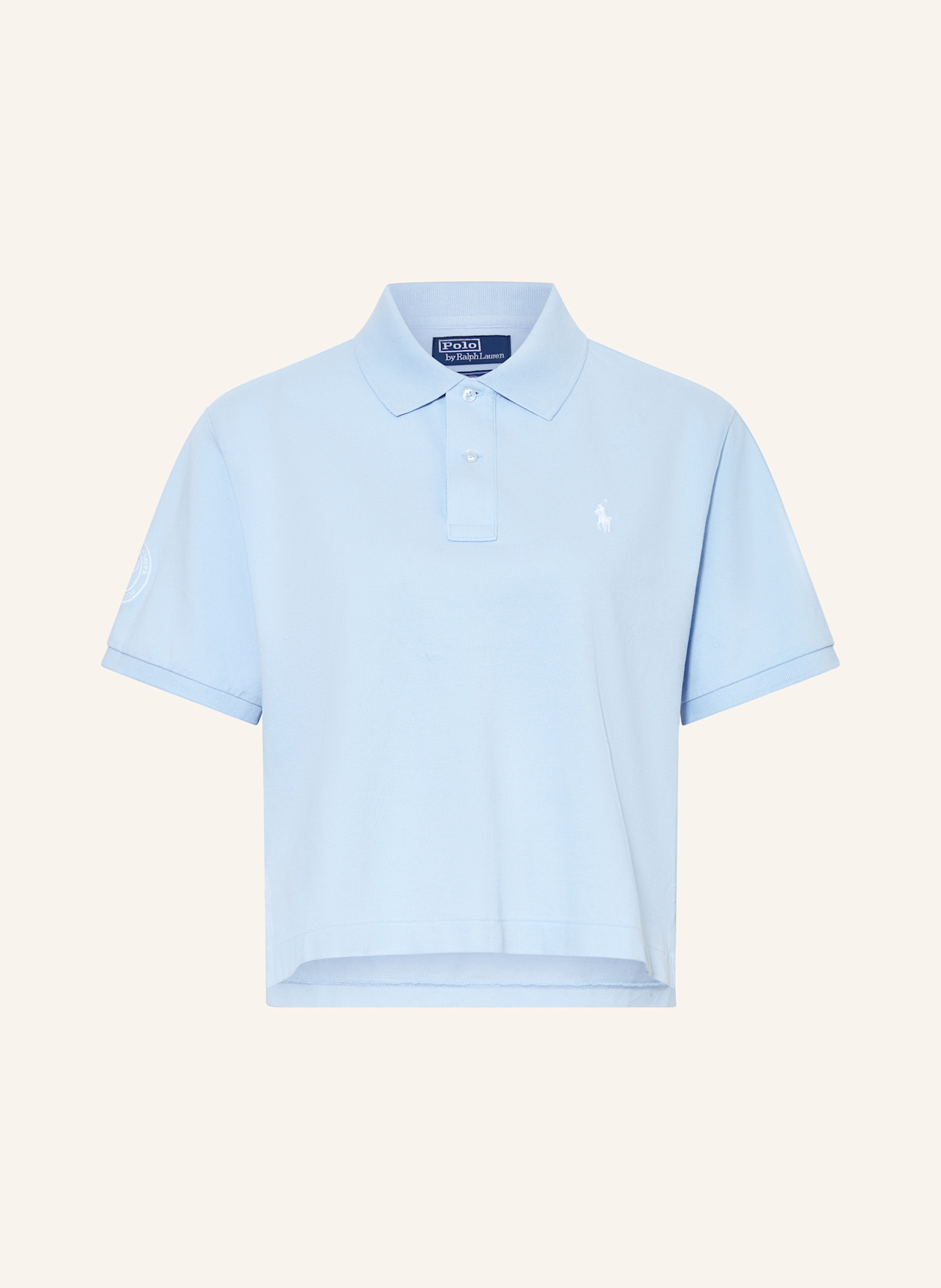 Tシャツ・カットソー Ralph Lauren Light blue piquet polo shirt (710910898 009) Light blue piquet polo shirt – G&B