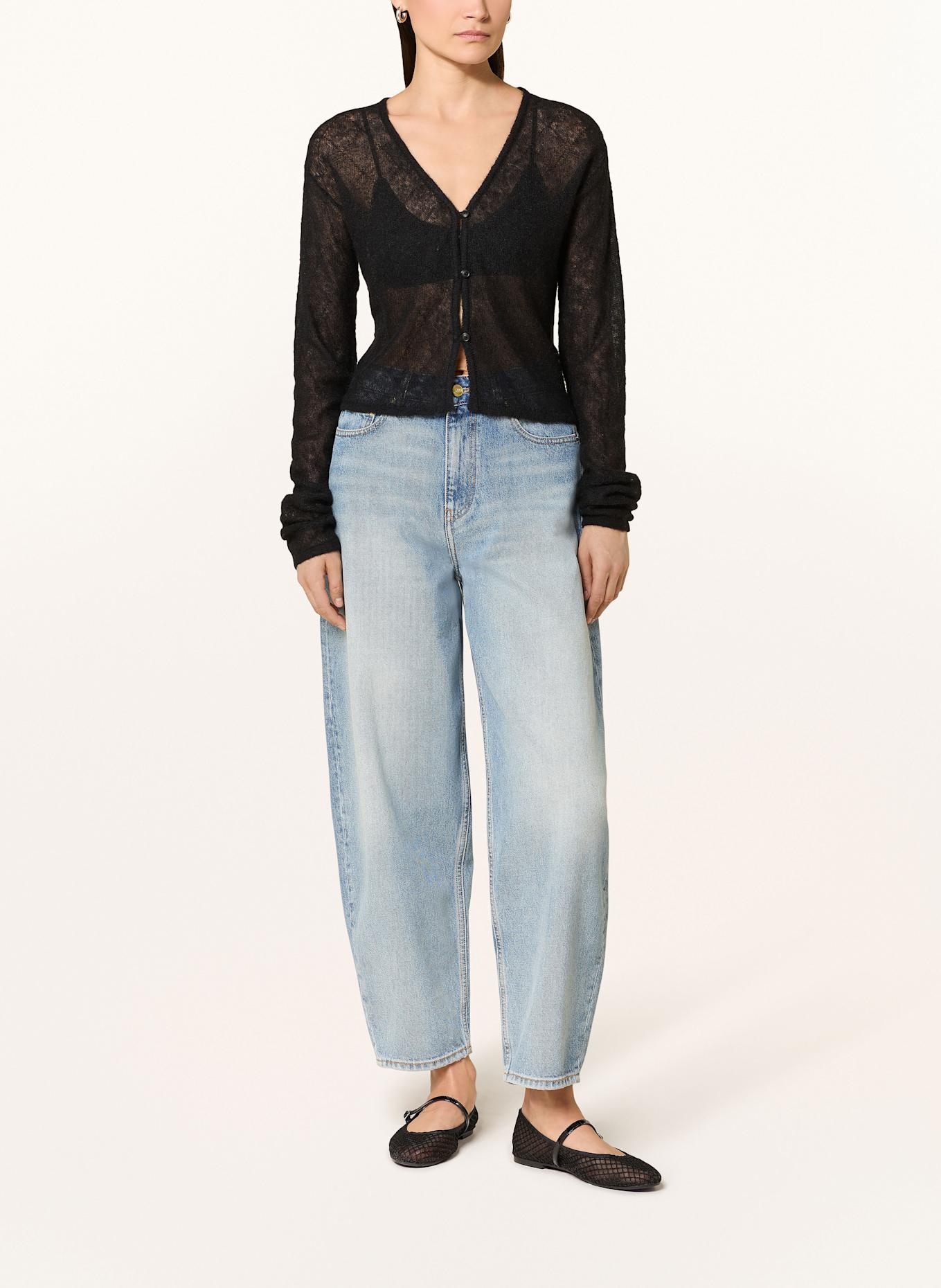 by Aylin Koenig Kardigan CAROLA z dodatkiem alpaki: CZARNY