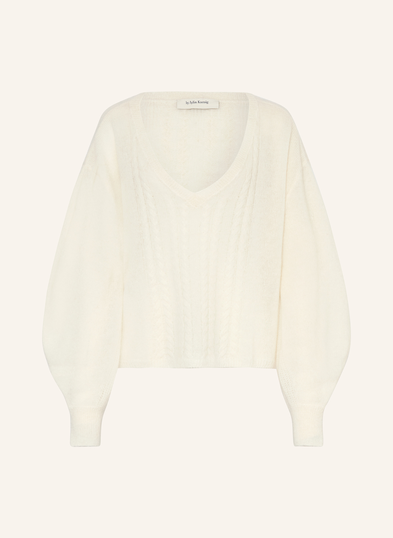 by Aylin Koenig Pullover ROMY mit Alpaka: ECRU