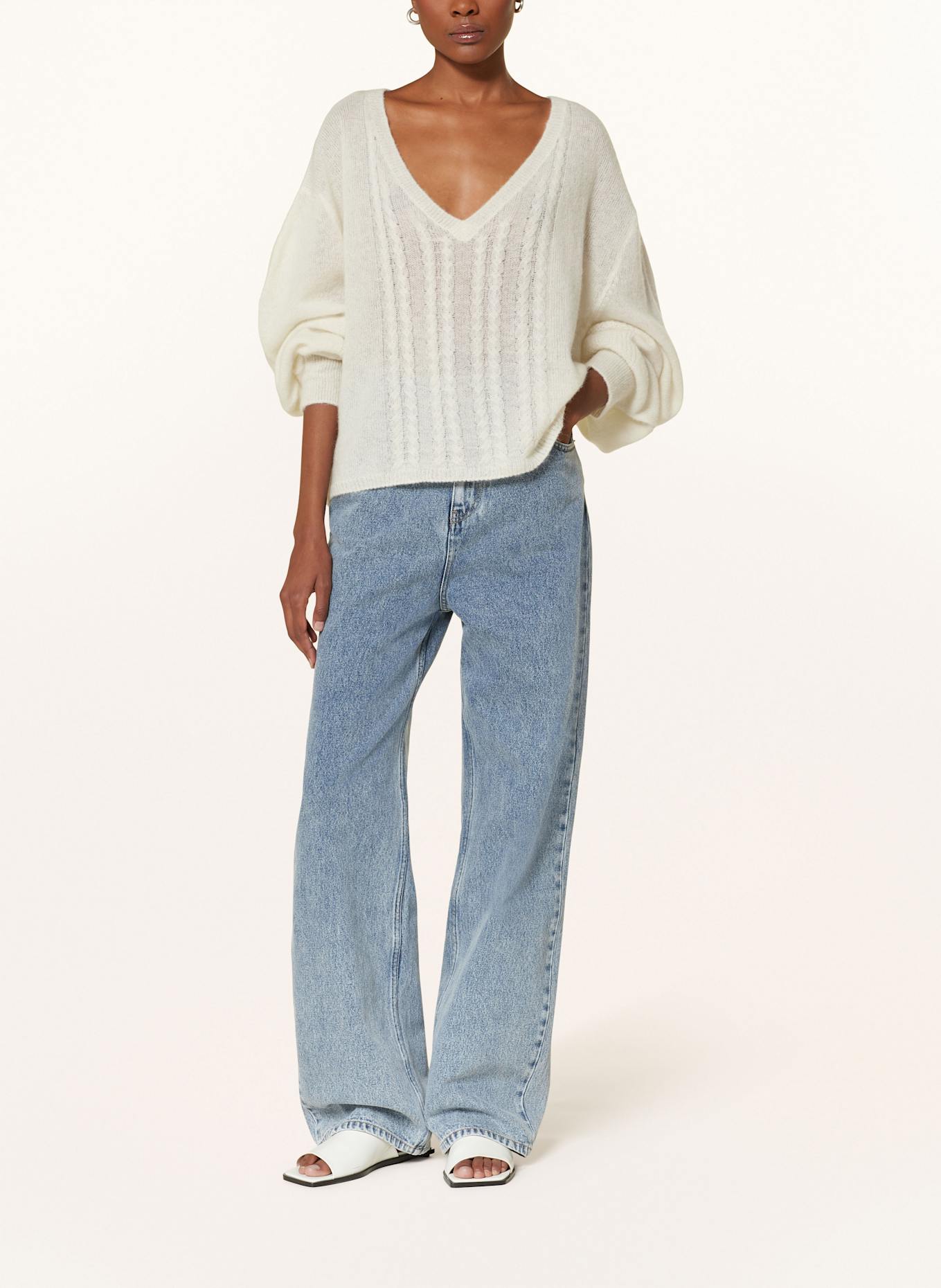 by Aylin Koenig Pullover ROMY mit Alpaka: ECRU